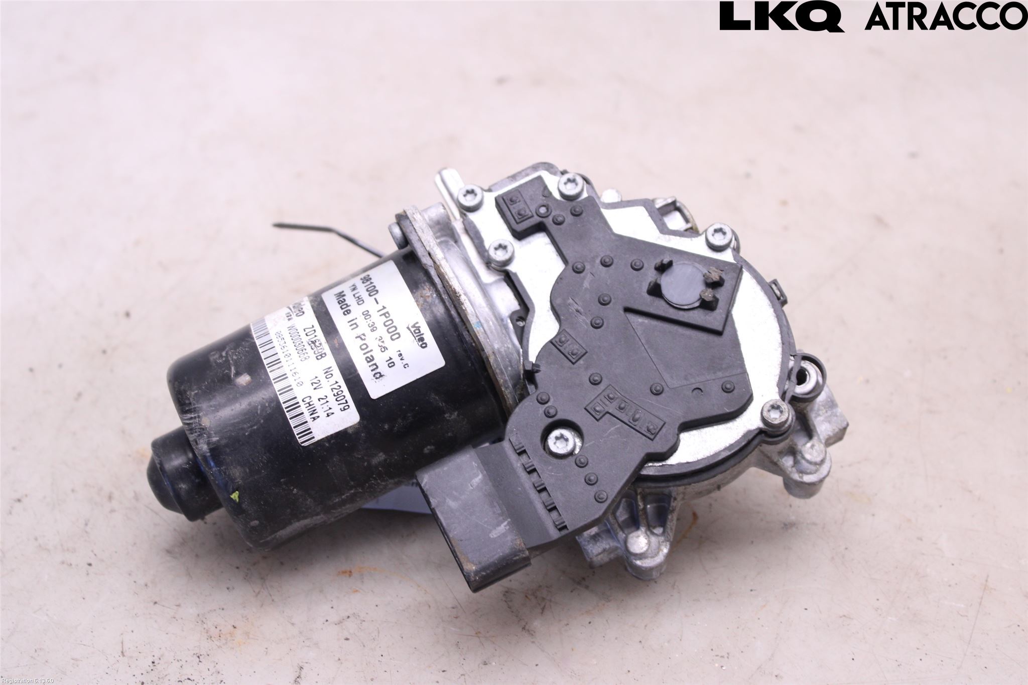 Kia VENGA 10-19 Torkarmotor Vindruta