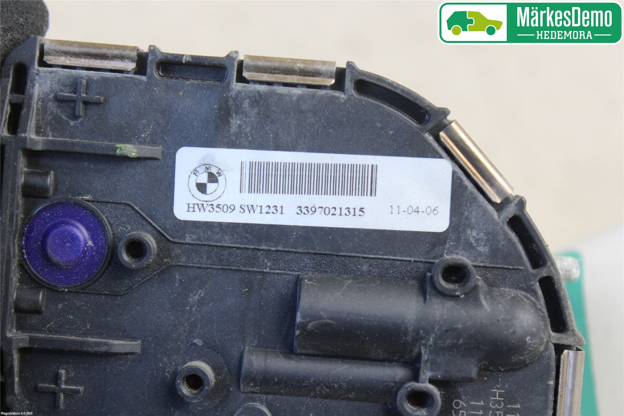 BMW X3 F25 10-17 Torkarmotor Vindruta