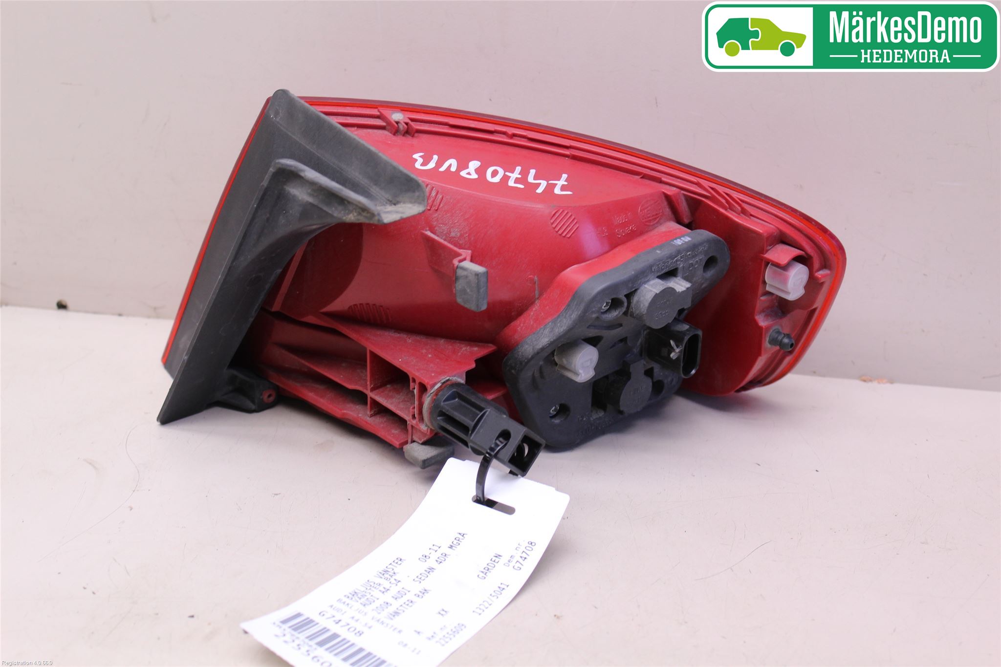 Audi A4/S4 08-11 Bakljus Vänster