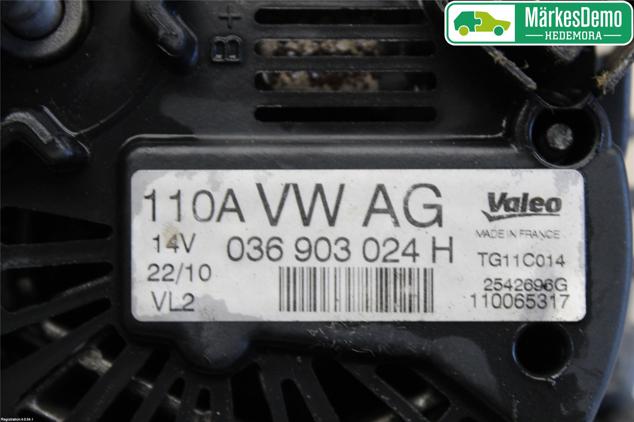 Volkswagen VW POLO 10-17 Generator