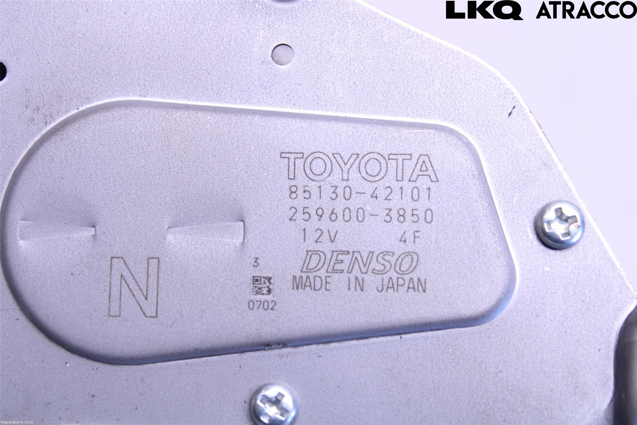 Toyota RAV4 19- Torkarmotor Baklucka