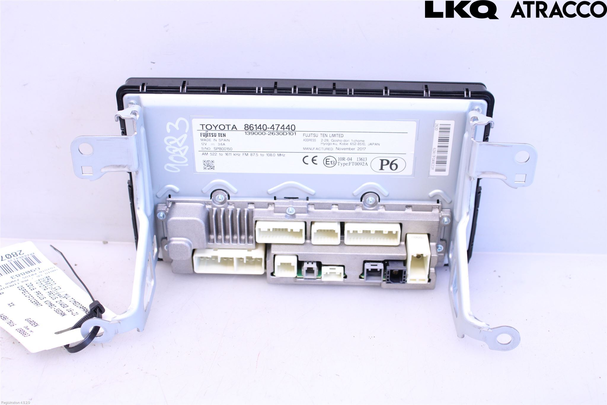 Toyota PRIUS (ZVW50) 16-21 Cd Radio - Multimediapanel