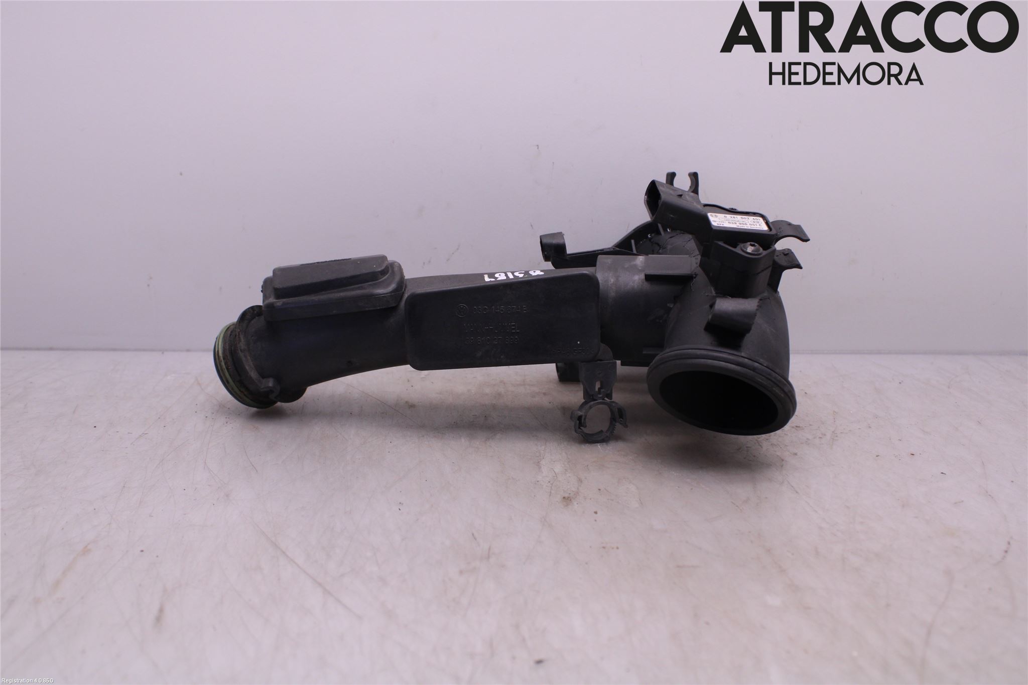 Volkswagen VW SCIROCCO 09-17 Laddluft-Intercoolerrör