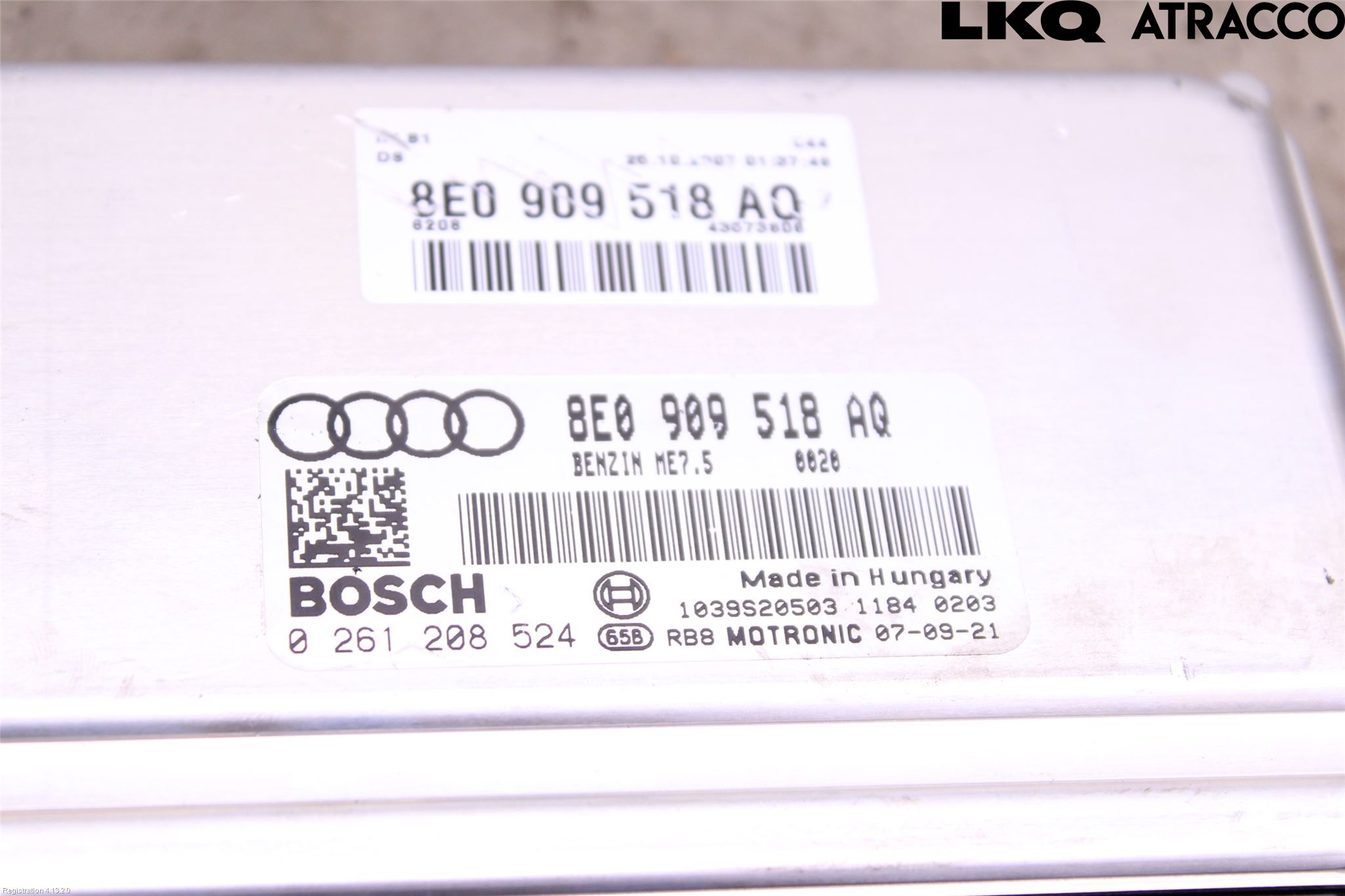 Audi A4/S4 05-07 Styrenhet Insprut Bensin
