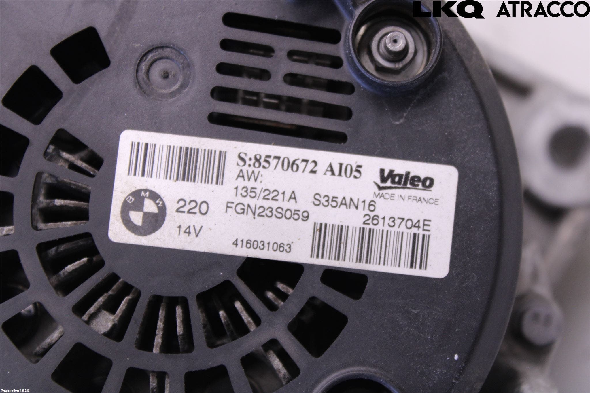 BMW 5 F10/F11/F18 09-17 Generator