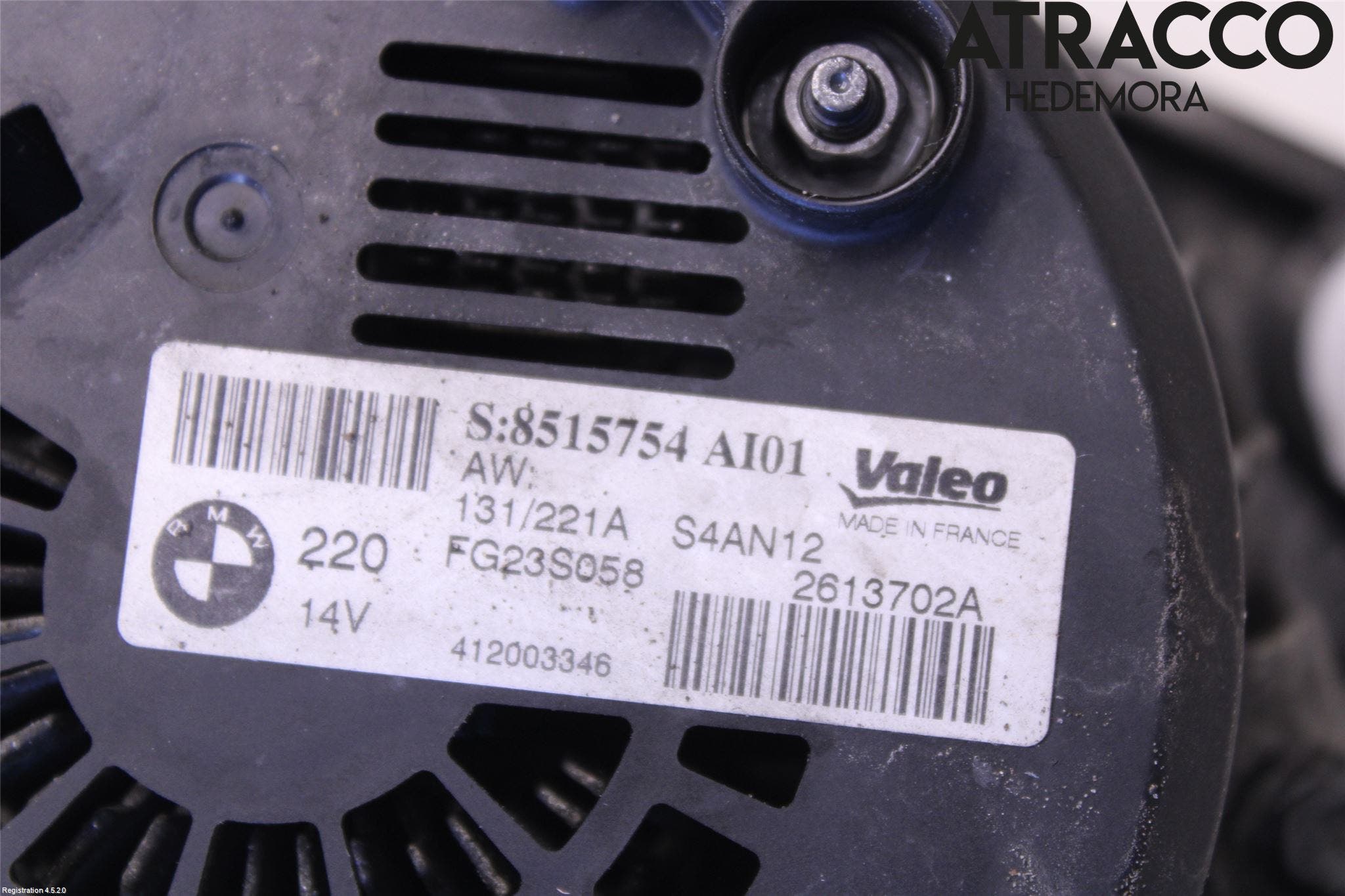 BMW 5 F10/F11/F18 09-17 Generator