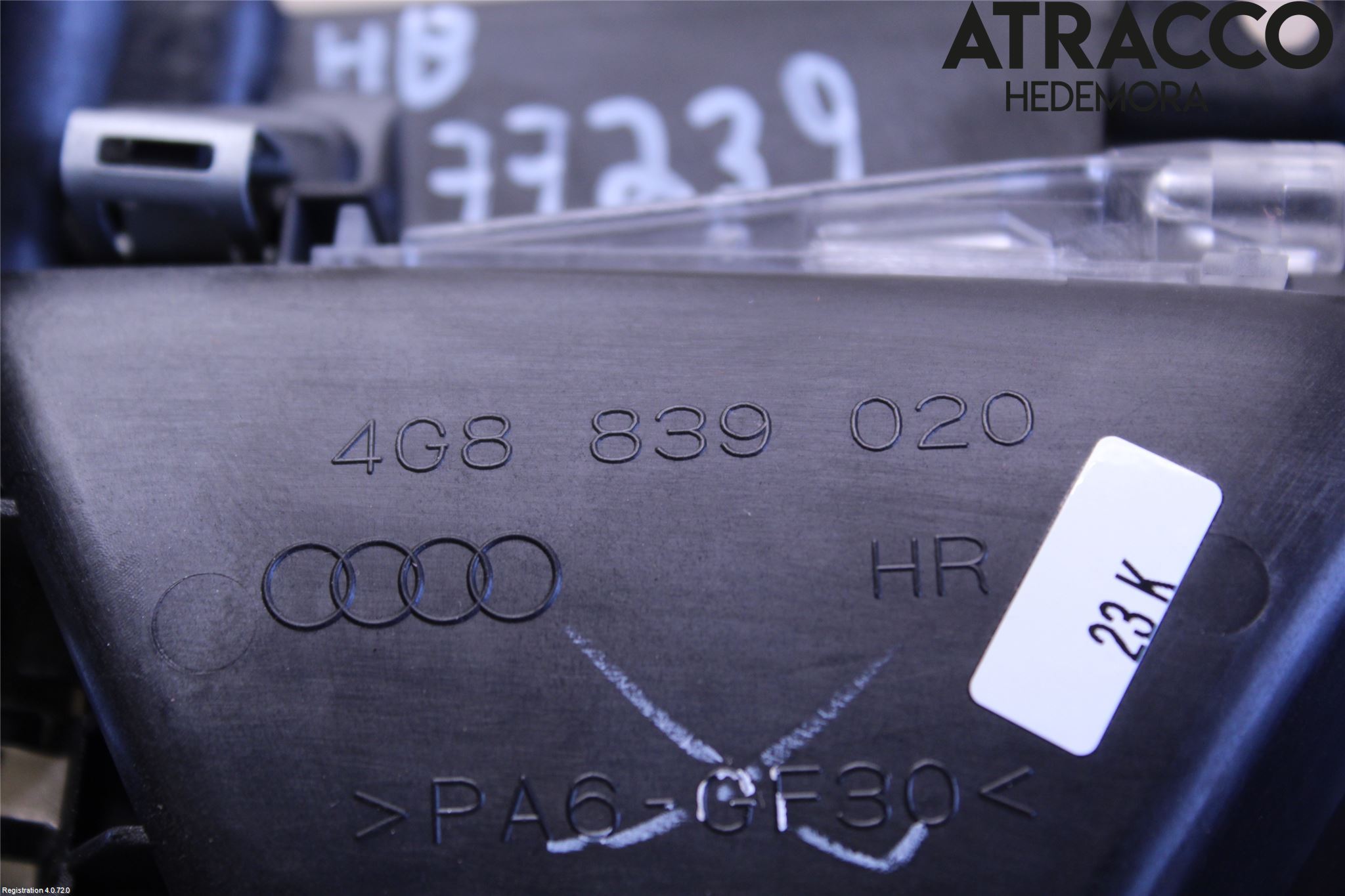 Audi A7/S7 4G 11-17 Dörrhandtag Inre Hö