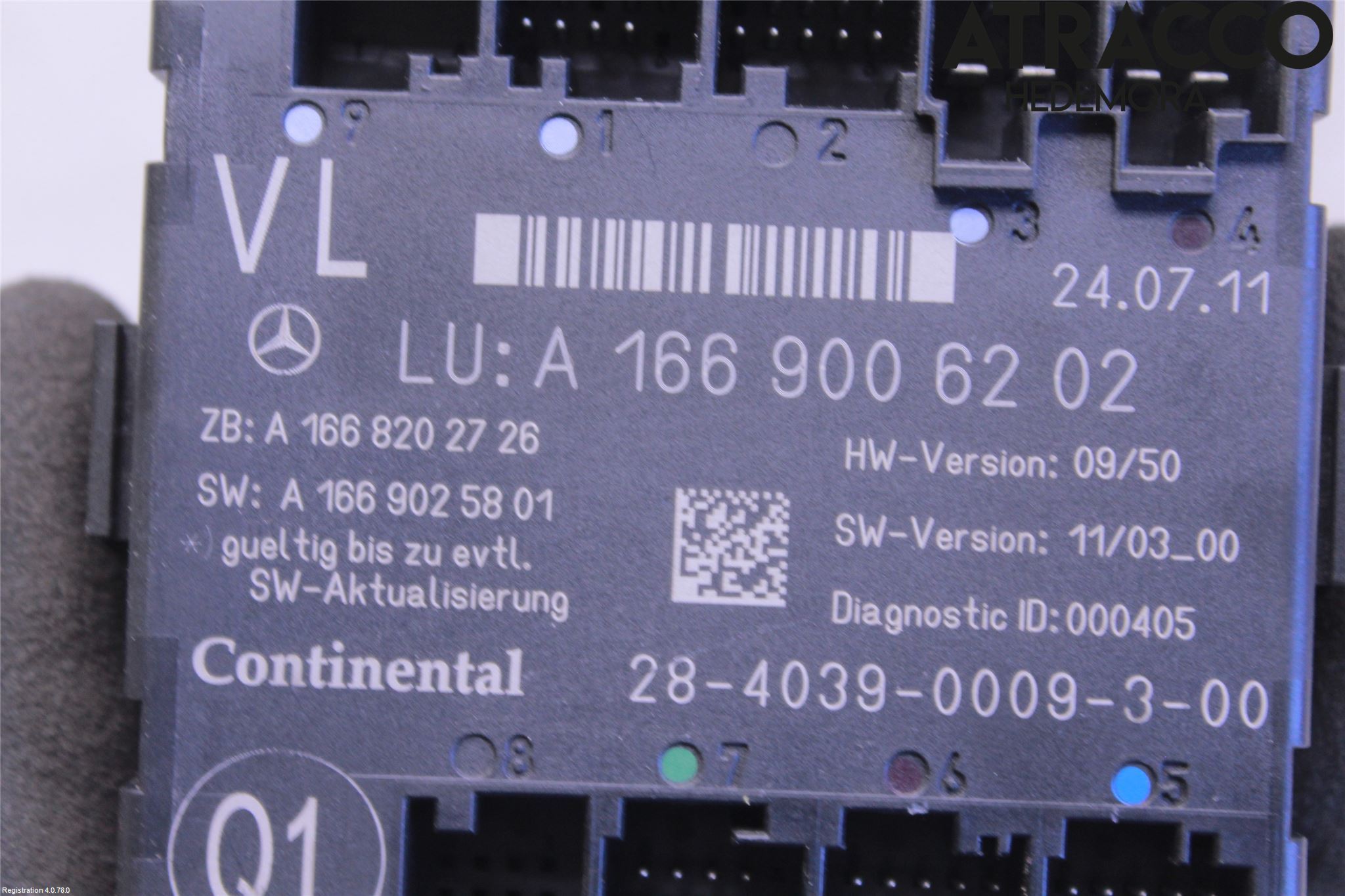 Mercedes-Benz MB GL/GLS-KLASS (X166) 12-19 Styrenhet Dörr