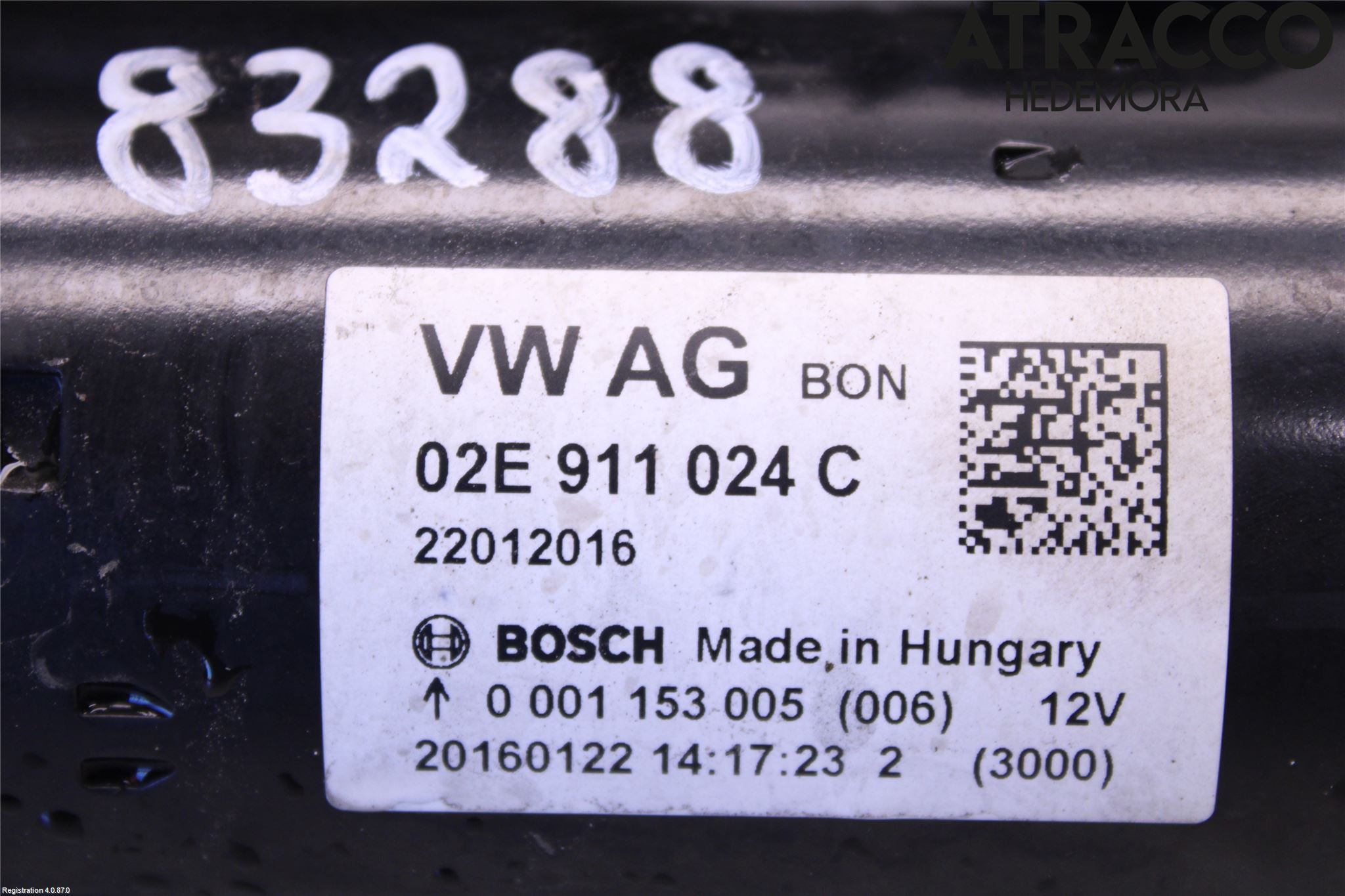 Audi Q3 8U 12-18 Startmotor Diesel