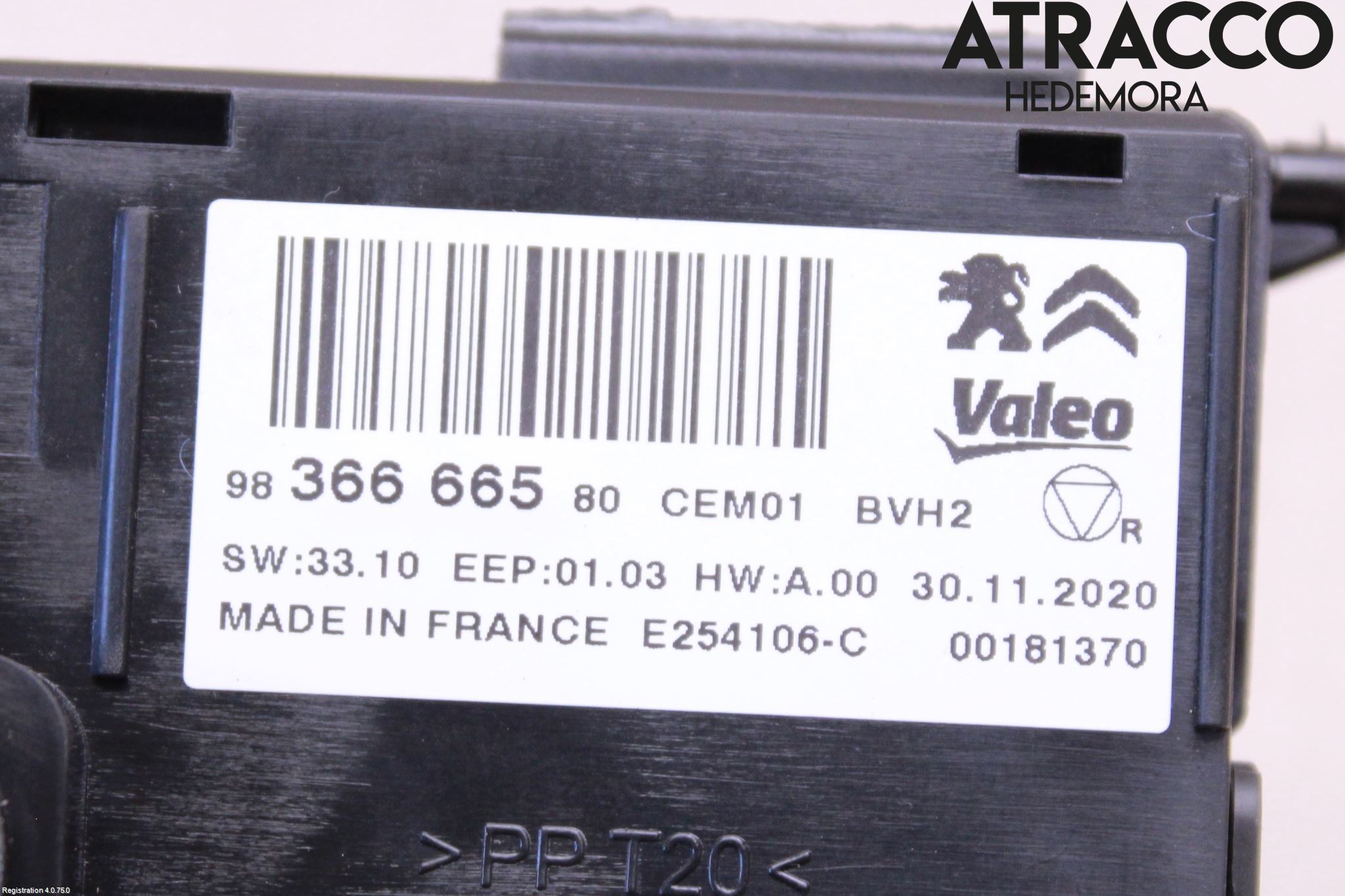 Citroen BERLINGO/E-BERLINGO 19- Styrenhet Övrigt