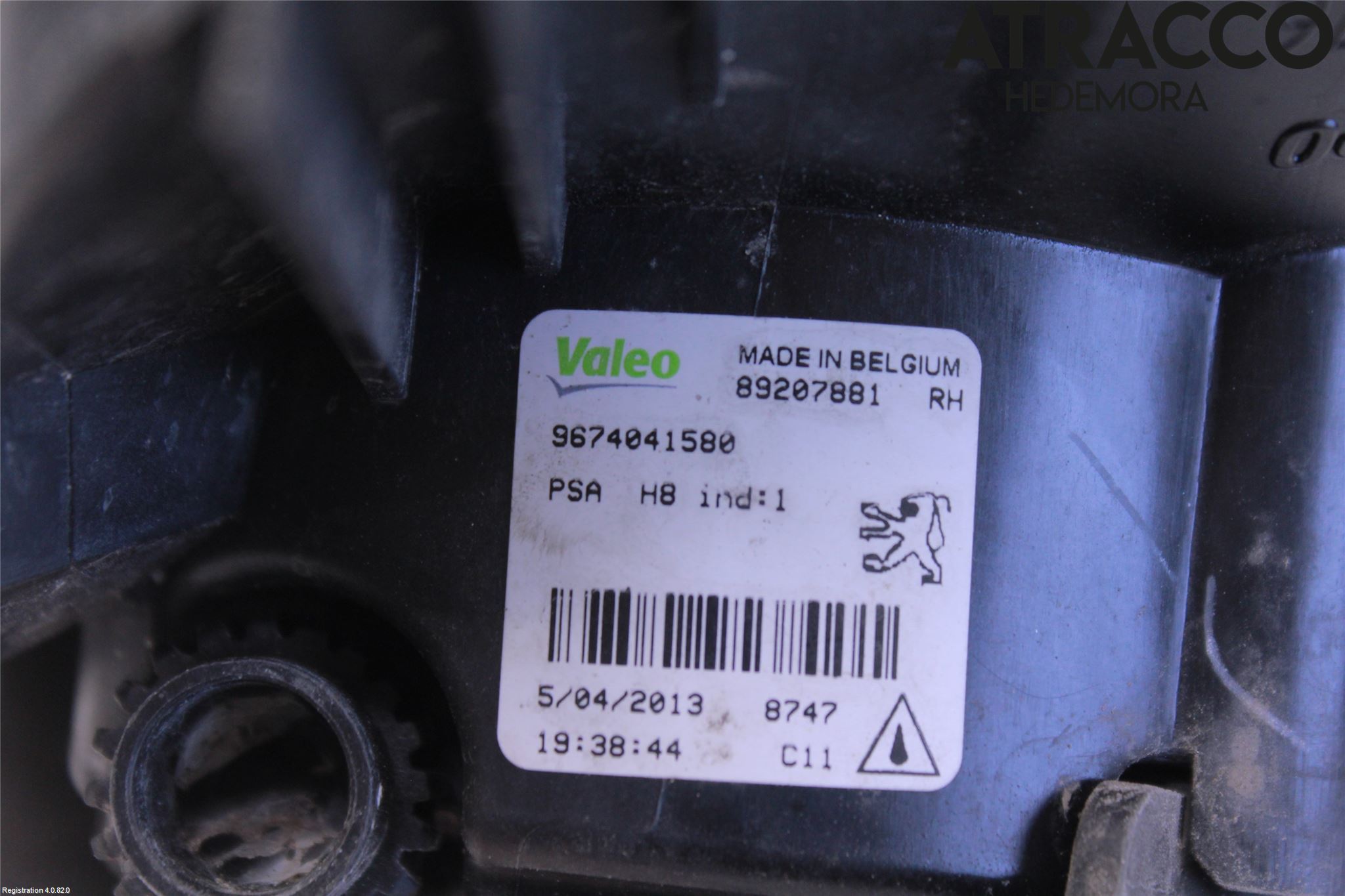 Peugeot 308 08-13 Dimljus-Varselljus Fram