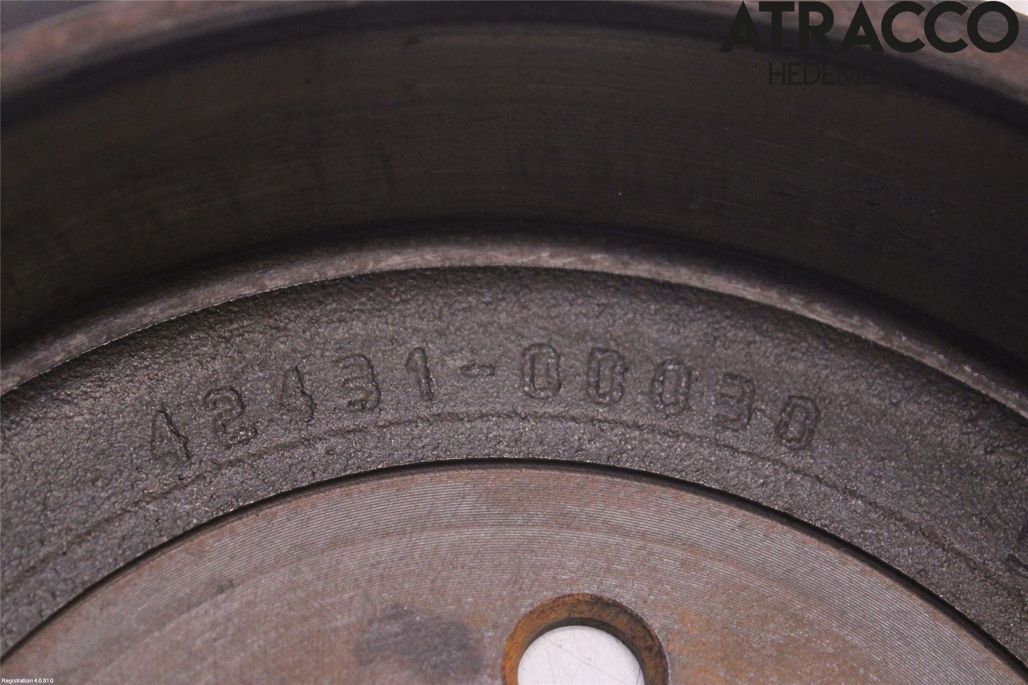 Toyota YARIS XP130 12-14 Bromstrumma Bak