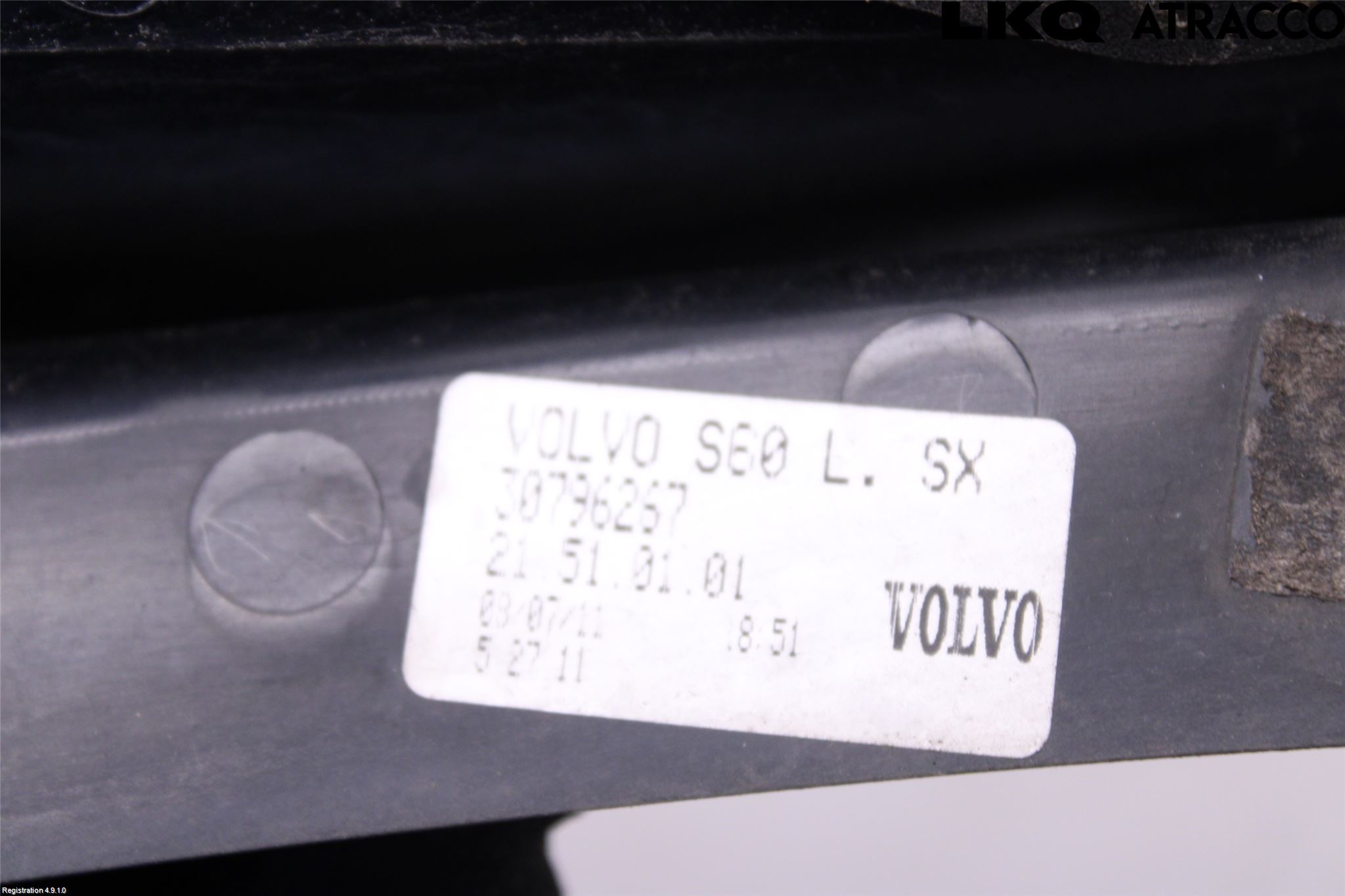 Volvo S60 11-13 Bakljus Vänster