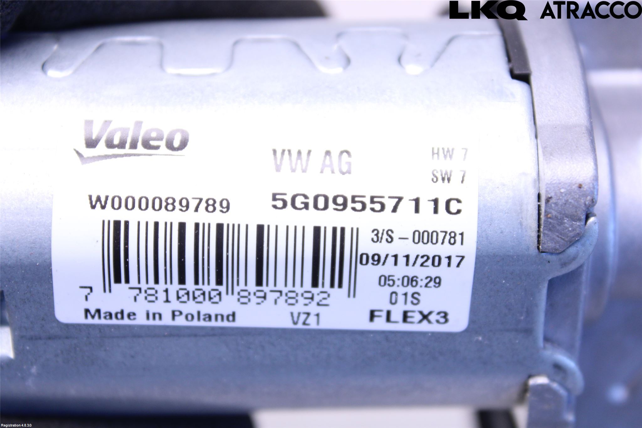 Volkswagen VW TIGUAN 16-24 Torkarmotor Baklucka