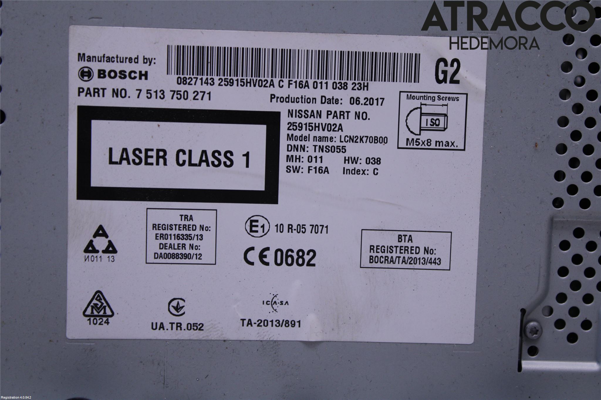 Nissan QASHQAI 17-21 Cd Radio - Multimediapanel