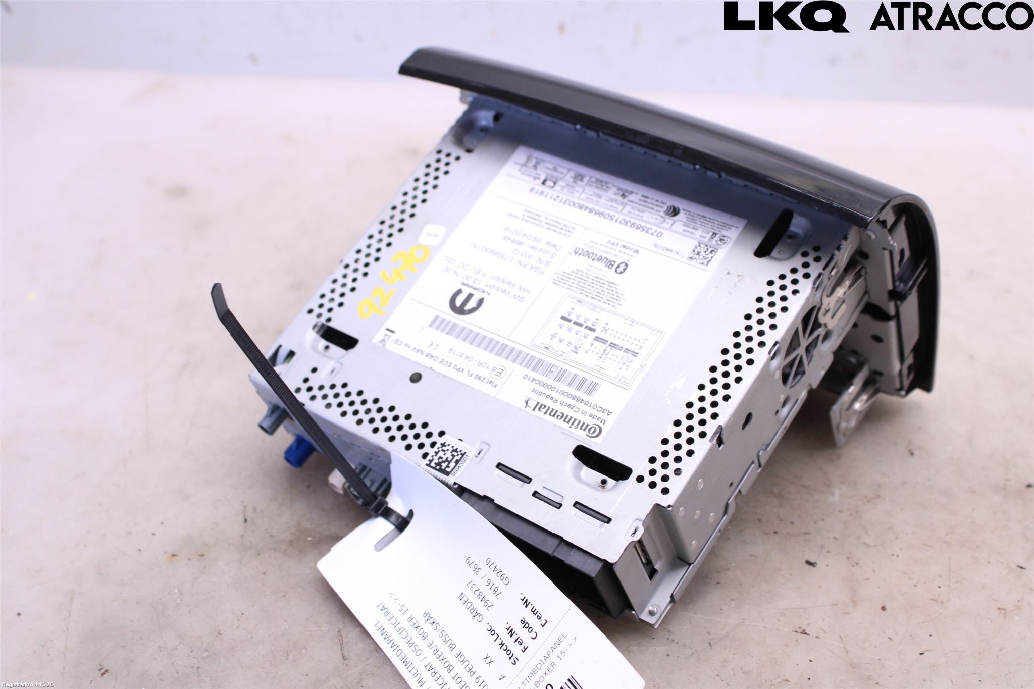 Peugeot BOXER/E-BOXER 15- Cd Radio - Multimediapanel