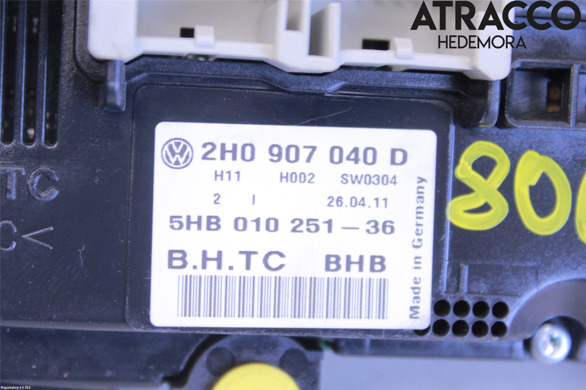 Volkswagen VW AMAROK 2H 10-22 Ac Styrenhet Ac Manöveren