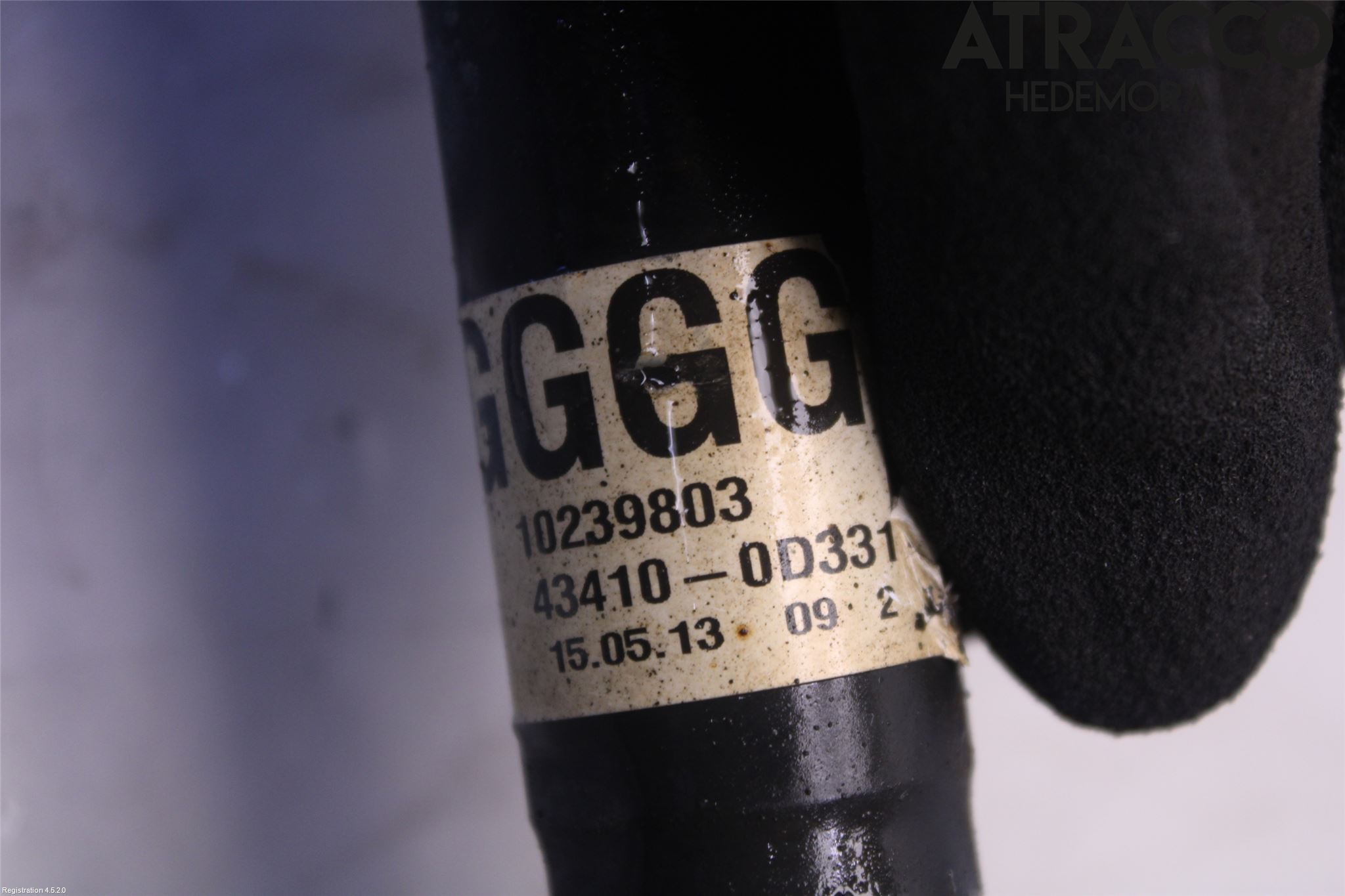 Toyota YARIS XP130 12-14 Drivaxel Fram Höger
