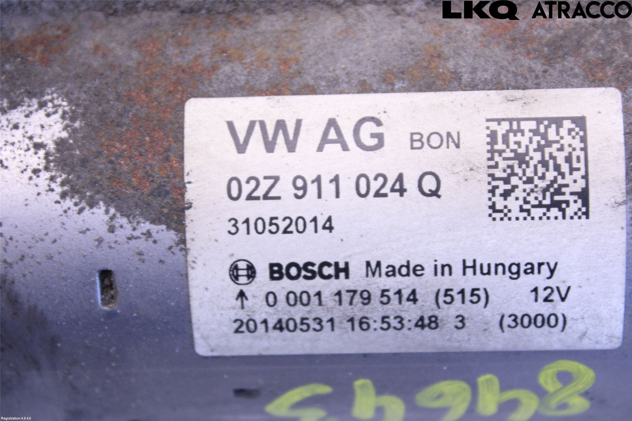 Volkswagen VW GOLF / E-GOLF VII 13-20 Startmotor