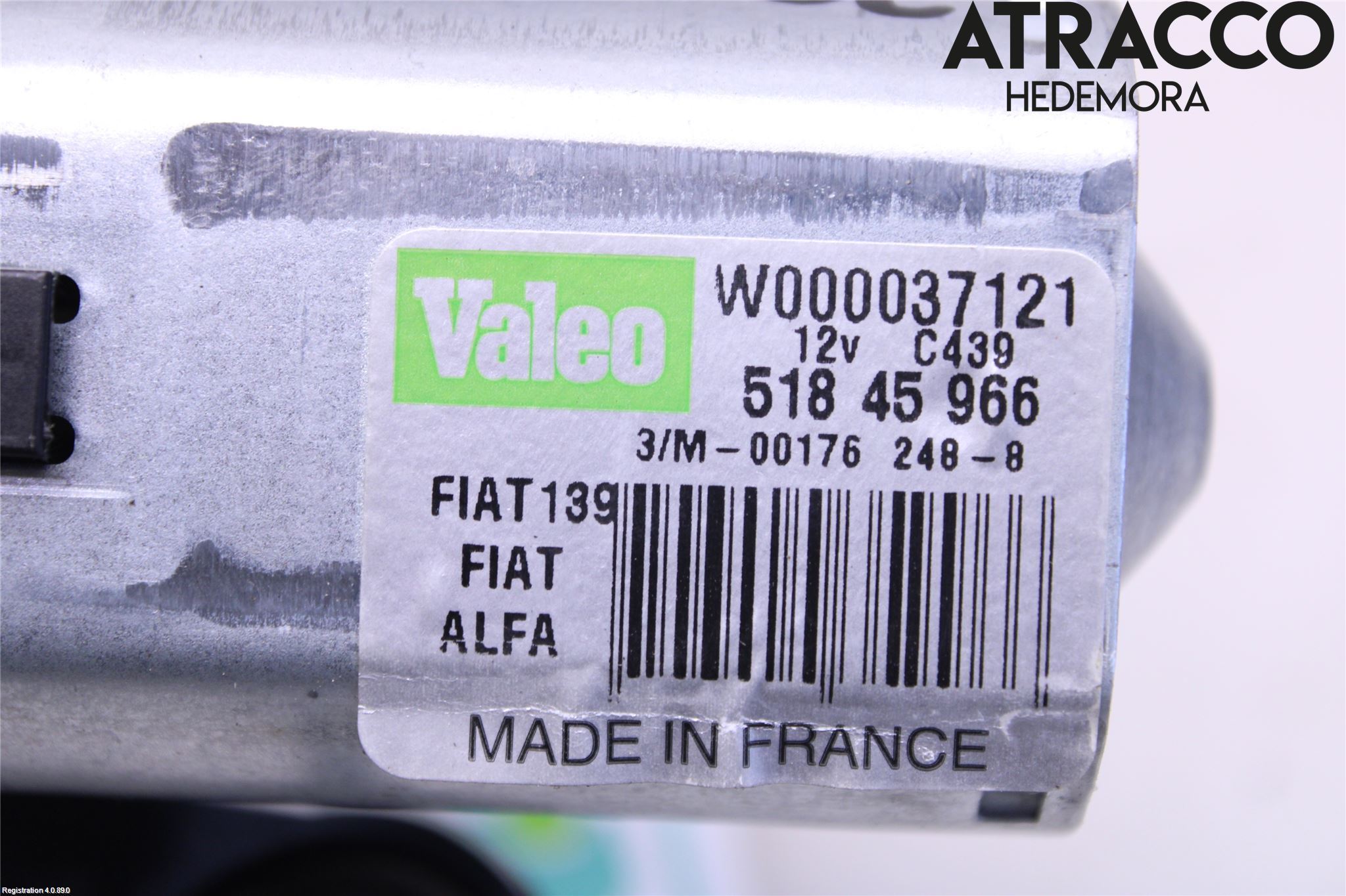 Fiat PANDA 12- Torkarmotor Baklucka