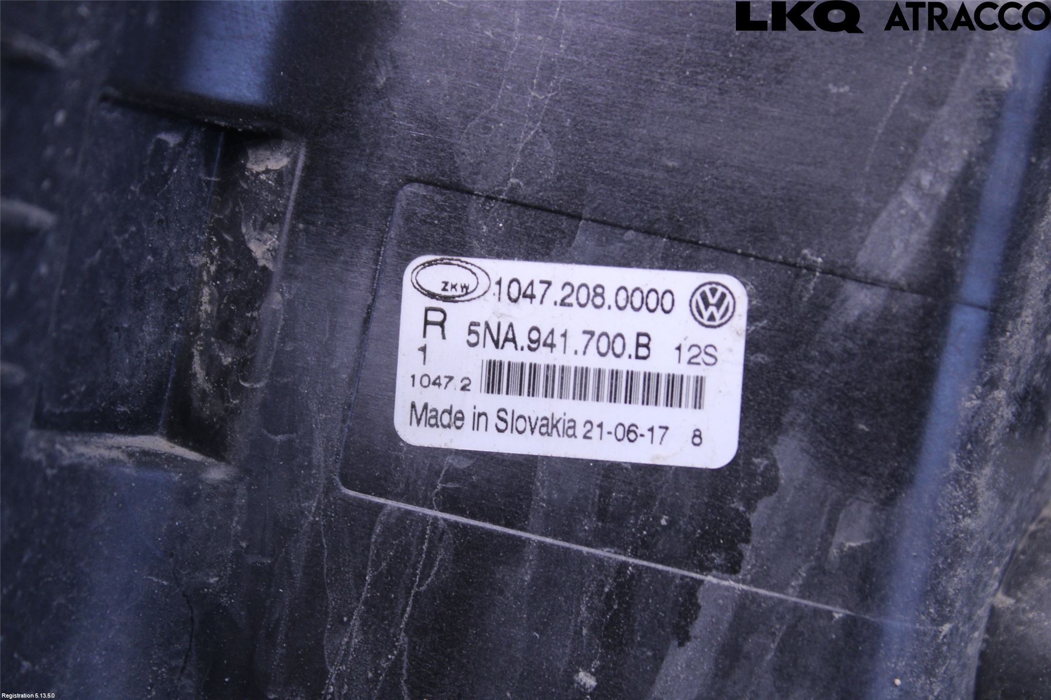 Volkswagen VW TIGUAN 16-24 Dimljus-Varselljus Fram