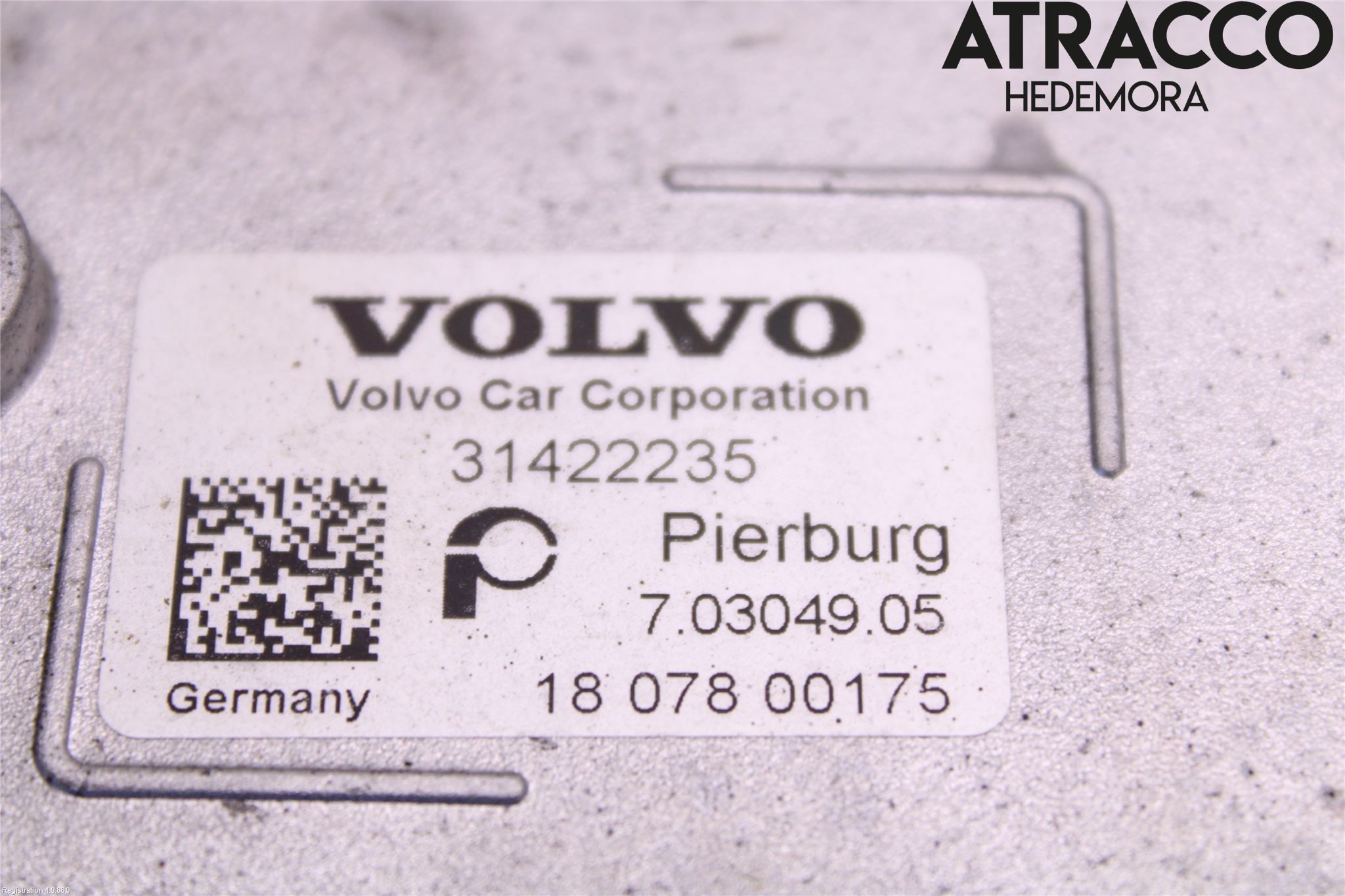 Volvo V60 CROSS COUNTRY 16-18 Avgaskylare