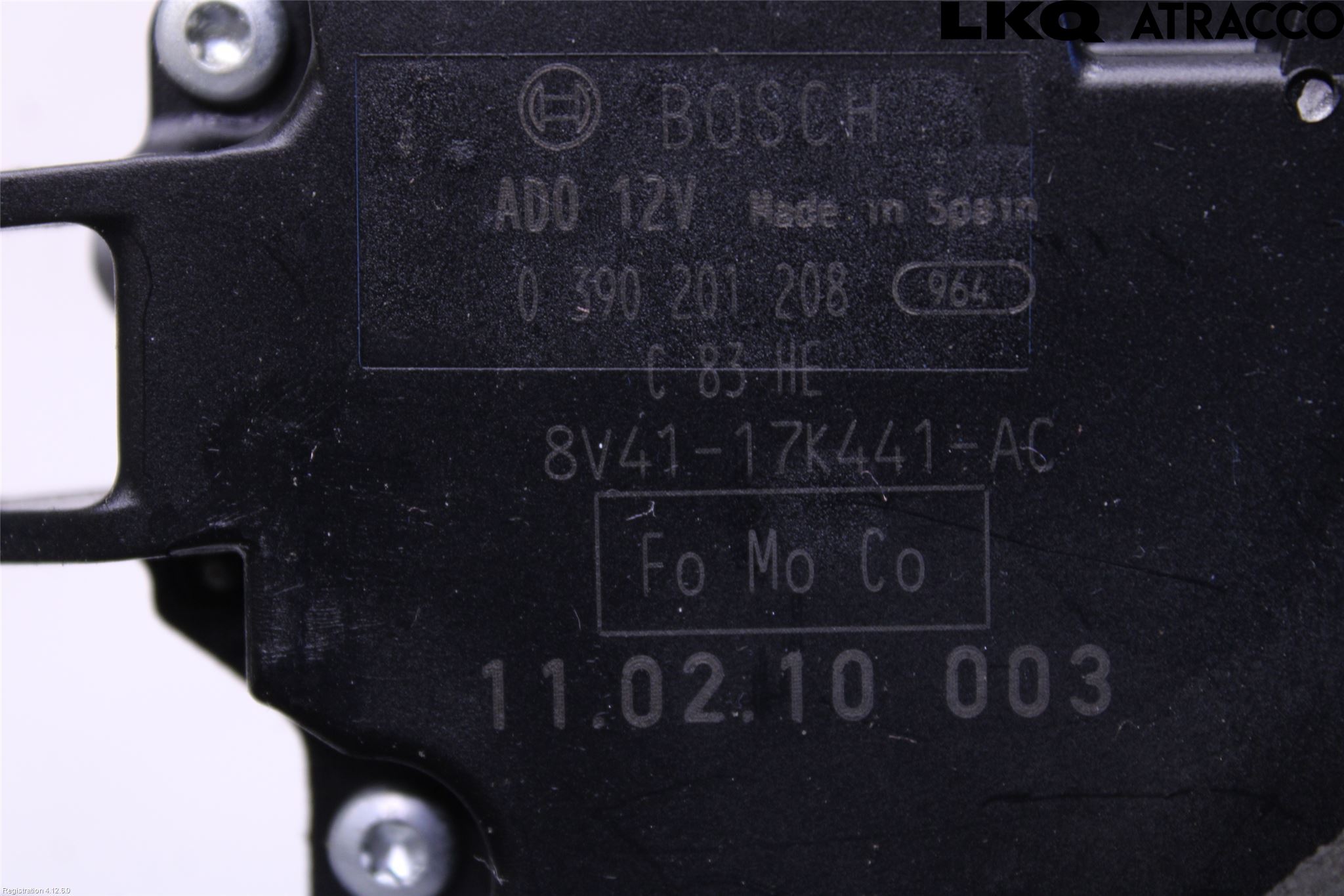 Ford KUGA 08-12 Torkarmotor Baklucka