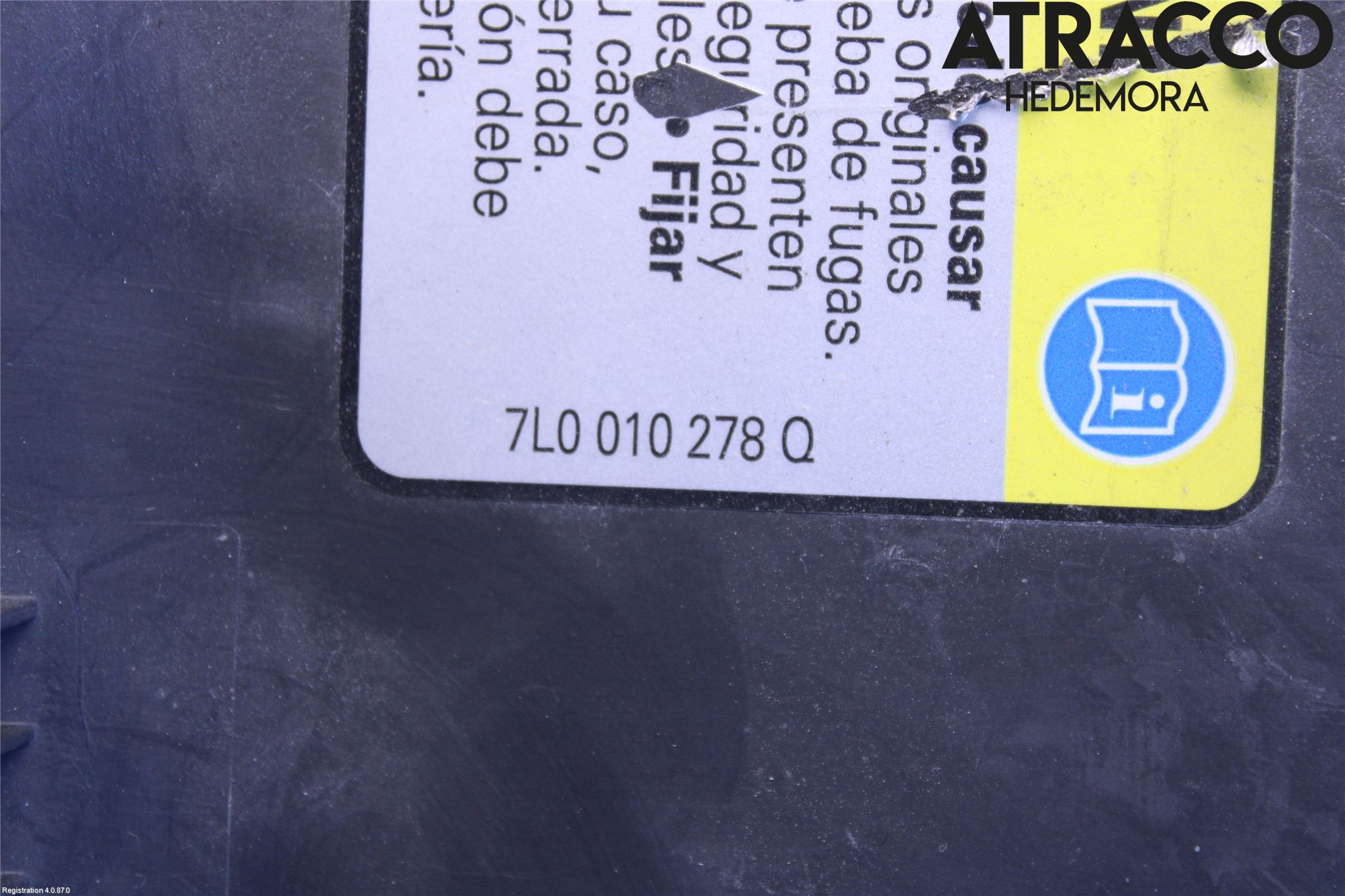 Volkswagen VW PHAETON Verktygsfack-Förvaring