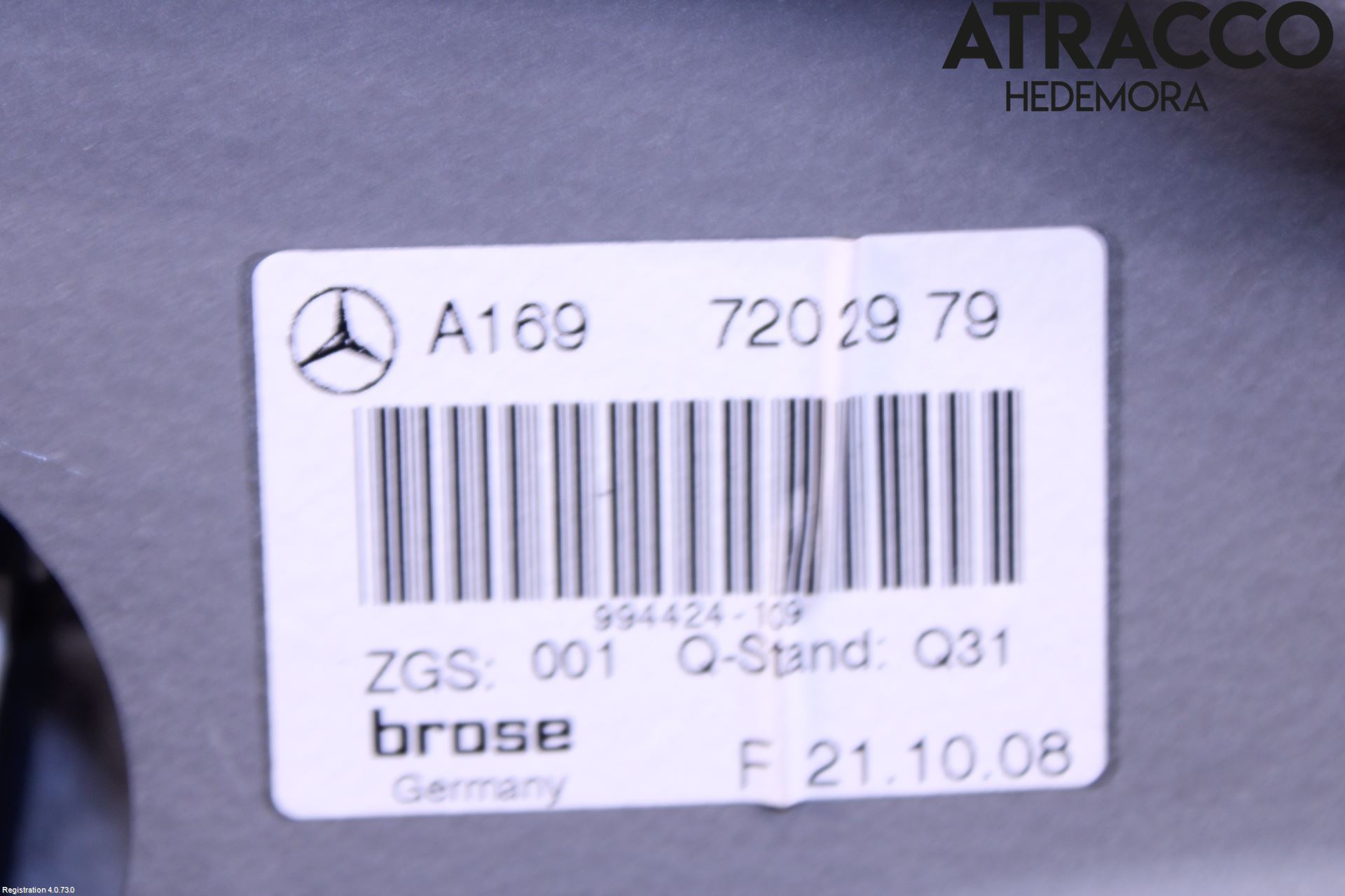 Mercedes-Benz MB B-KLASS (W245) 05-12 Fönsterhiss El Kompl