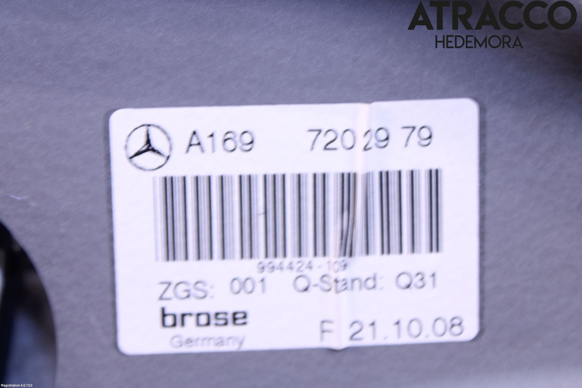 Mercedes-Benz MB B-KLASS (W245) 05-12 Fönsterhiss El Kompl