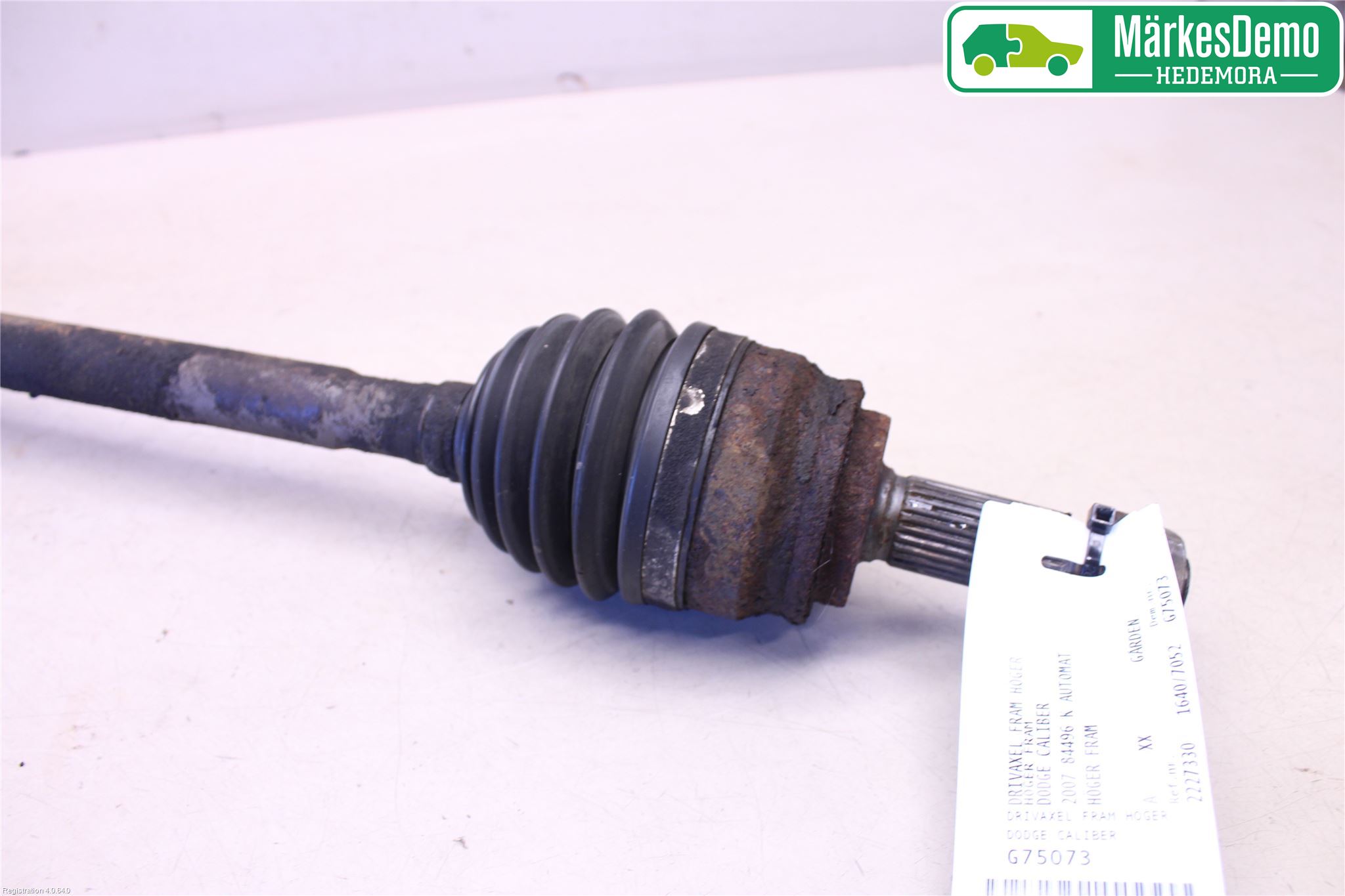 Dodge CALIBER Drivaxel Fram Höger