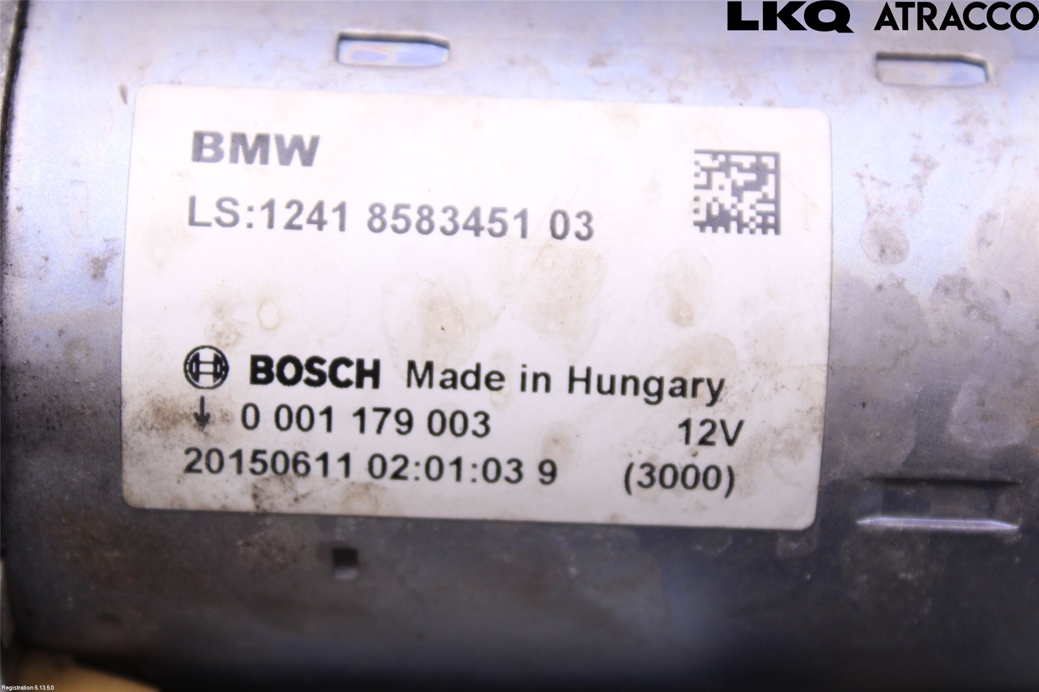 BMW 1 F20/F21 11-19 Startmotor Diesel