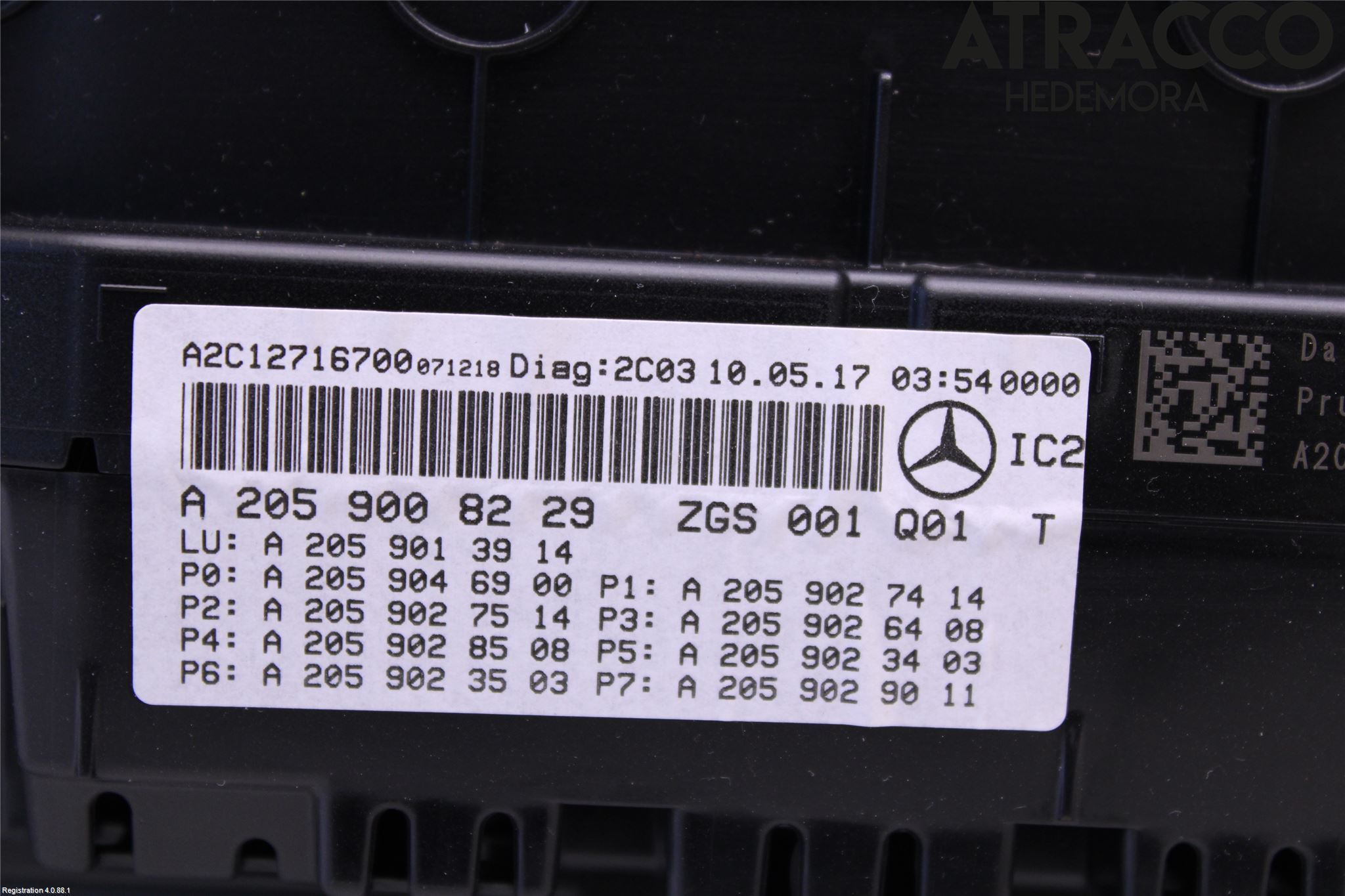 Mercedes-Benz MB C-KLASS (W205) 14-21 Instrument Komb