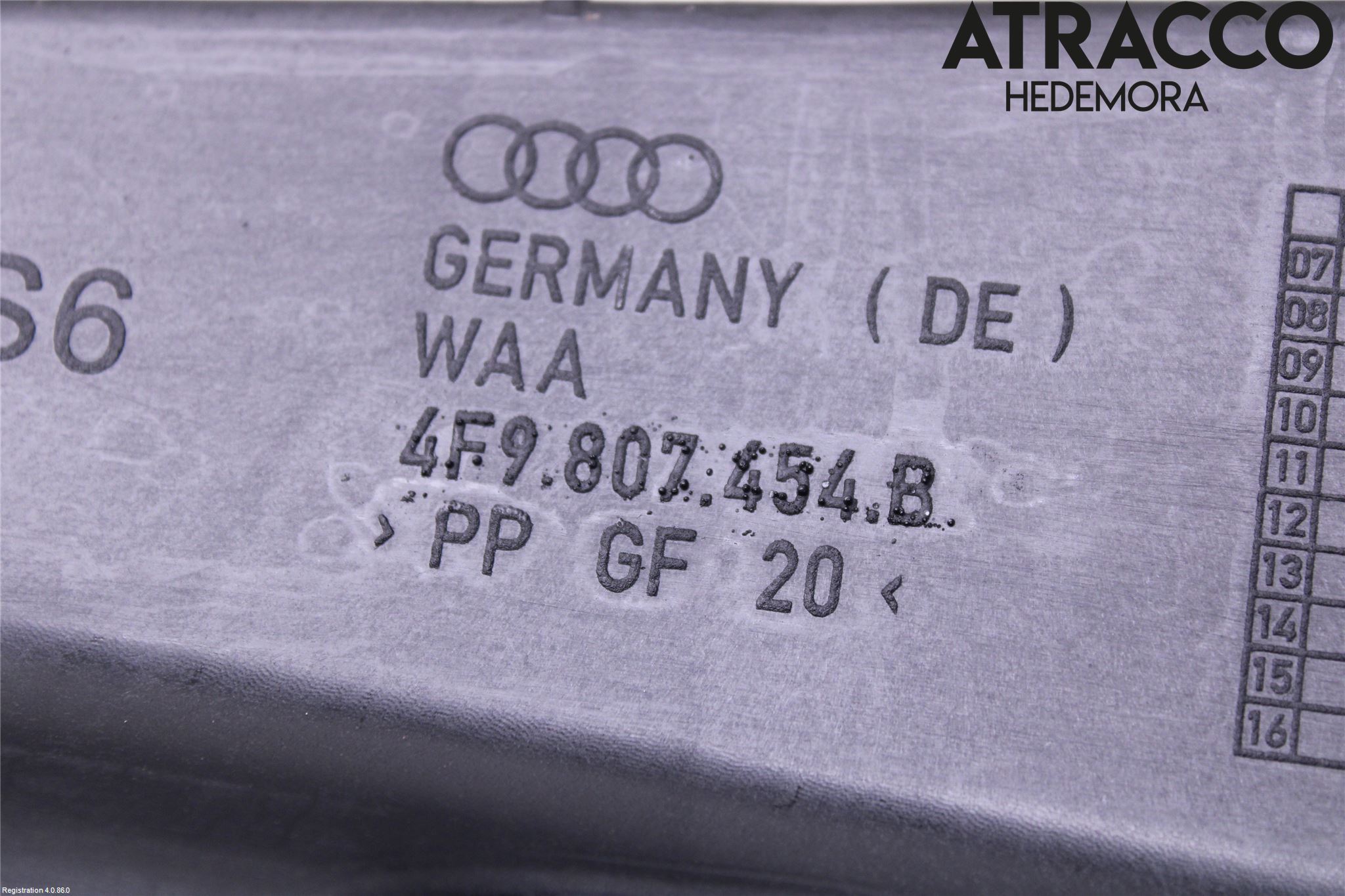 Audi A6/S6     05-11 Stötfångarfäste Bak Hö