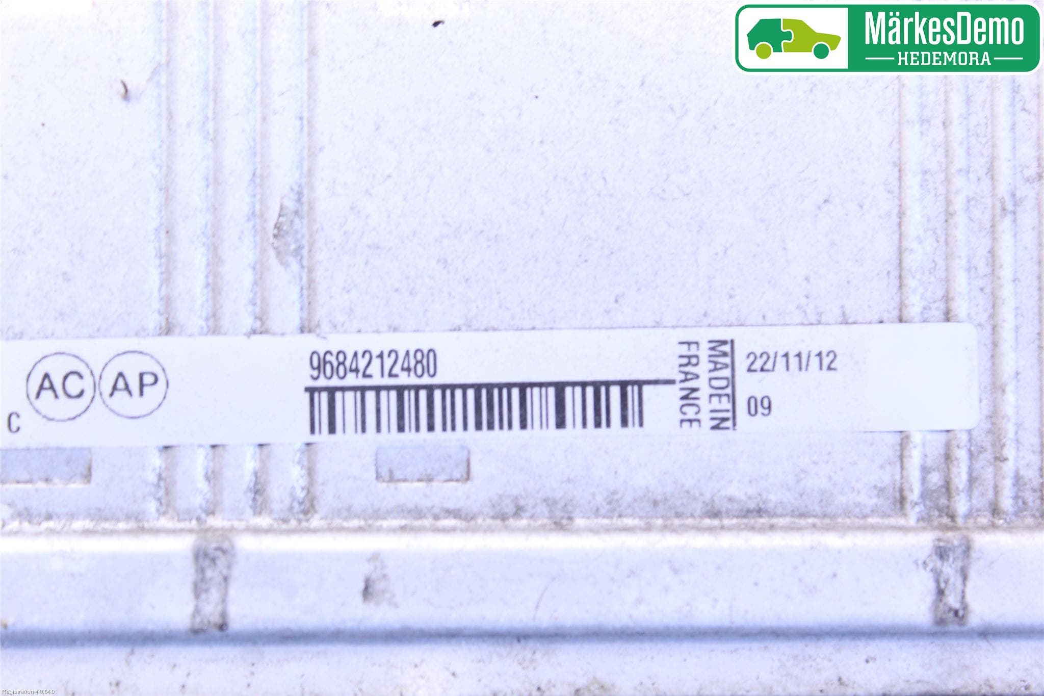 Citroen BERLINGO 08-18 Laddluft-Intercooler Kyl