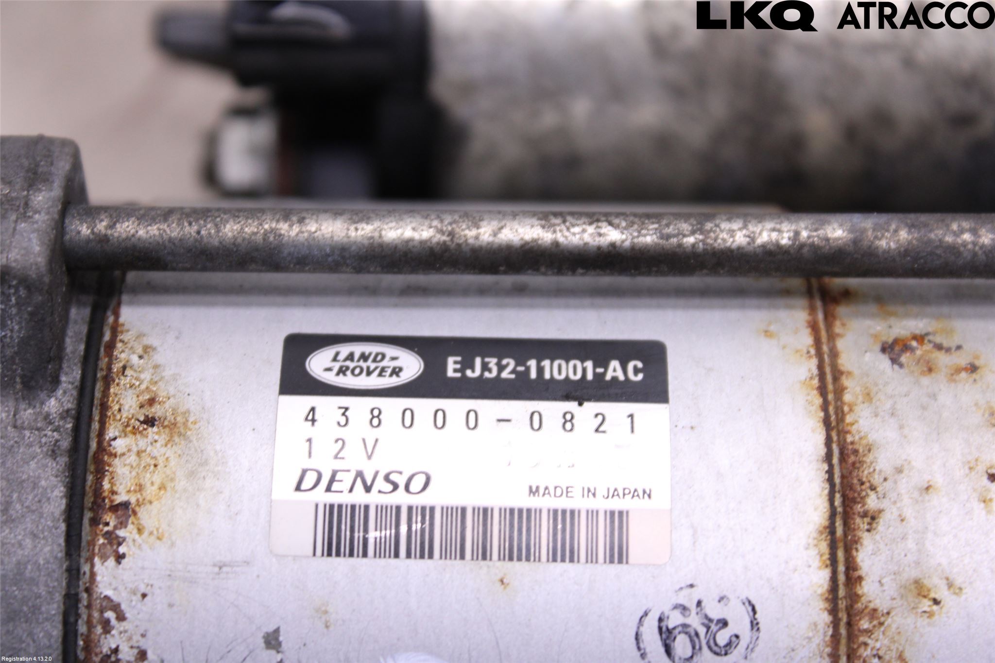 Landrover LAND ROVER RANGE ROVER EVOQUE (L538) 11-18 Startmotor Diesel