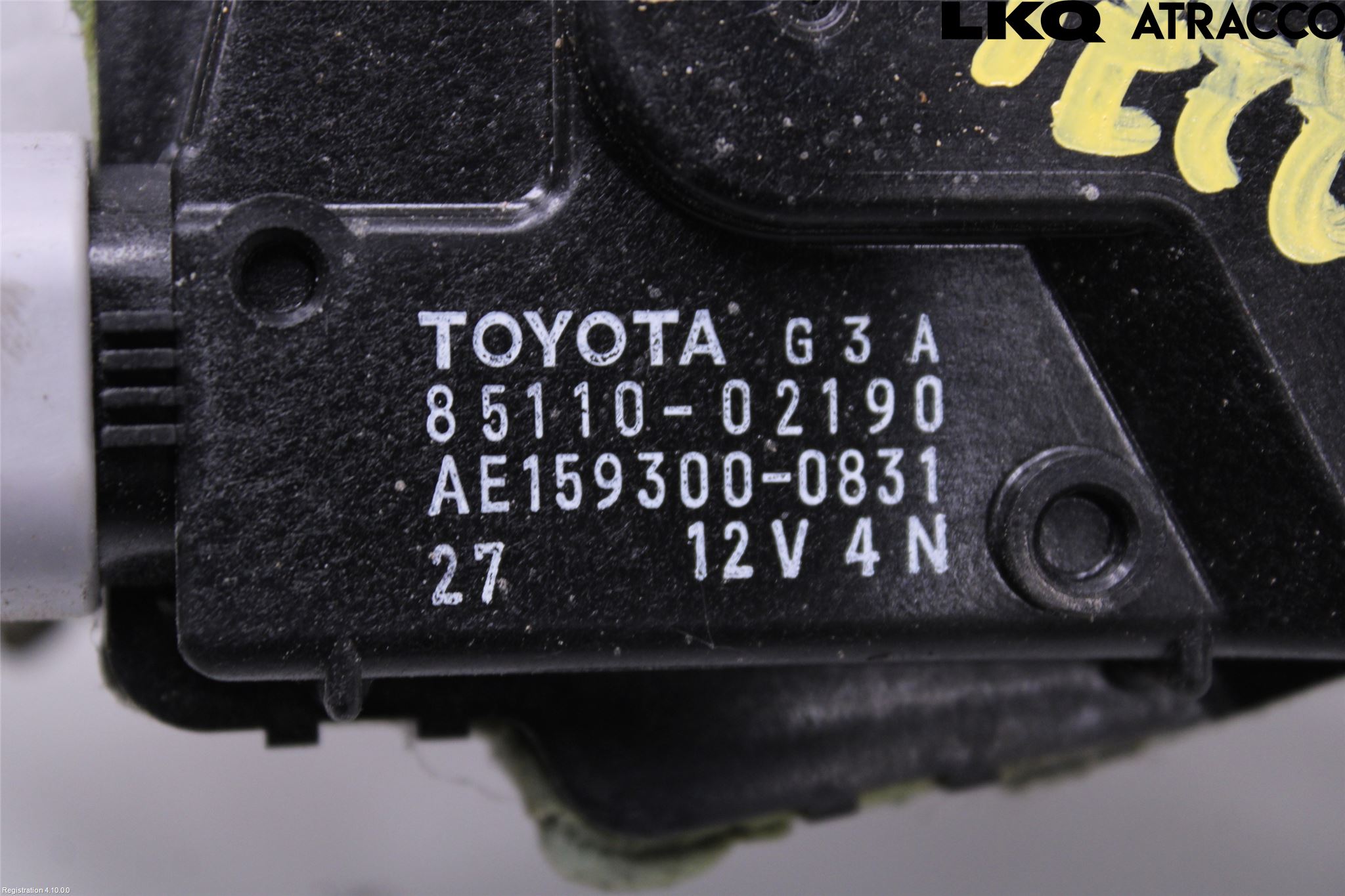 Toyota AURIS 10-12 Torkarmotor Vindruta