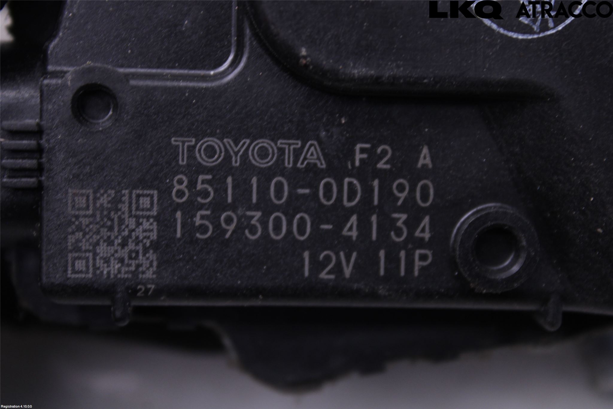 Toyota YARIS XP130 12-14 Torkarmotor Vindruta