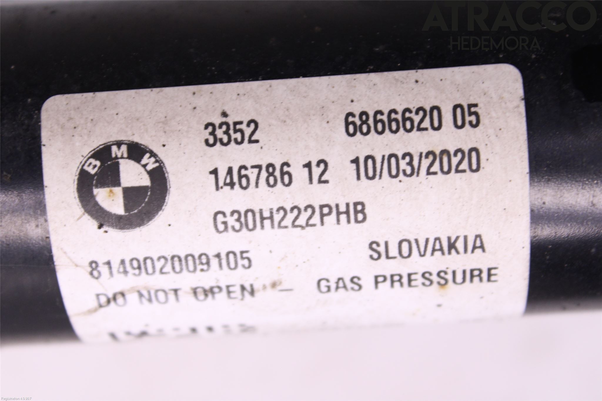 BMW 5 G30/G31/F90 17-23 Fjäderben Bak Vänster