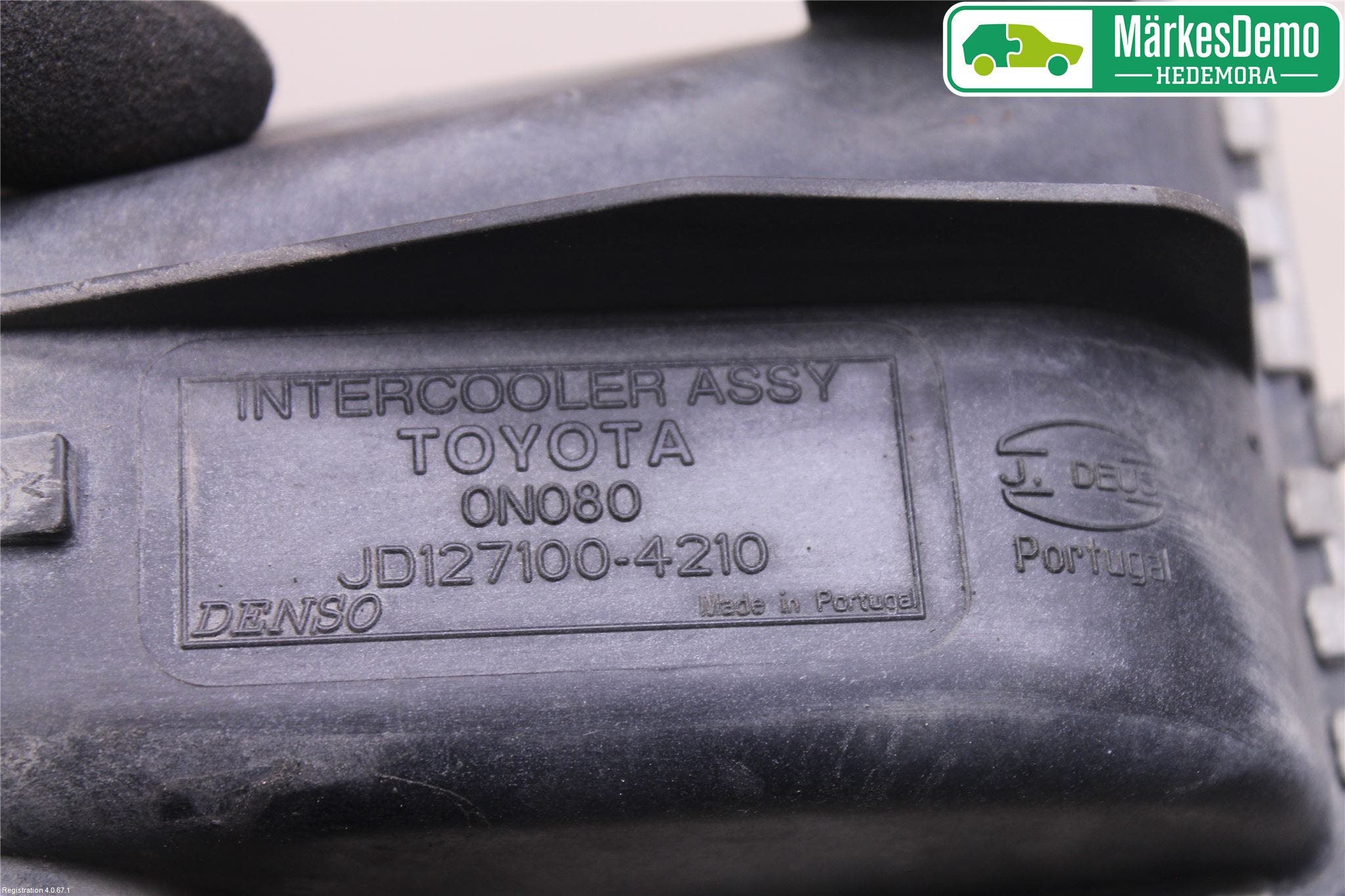 Toyota AURIS 13-19 Laddluft-Intercooler Kyl