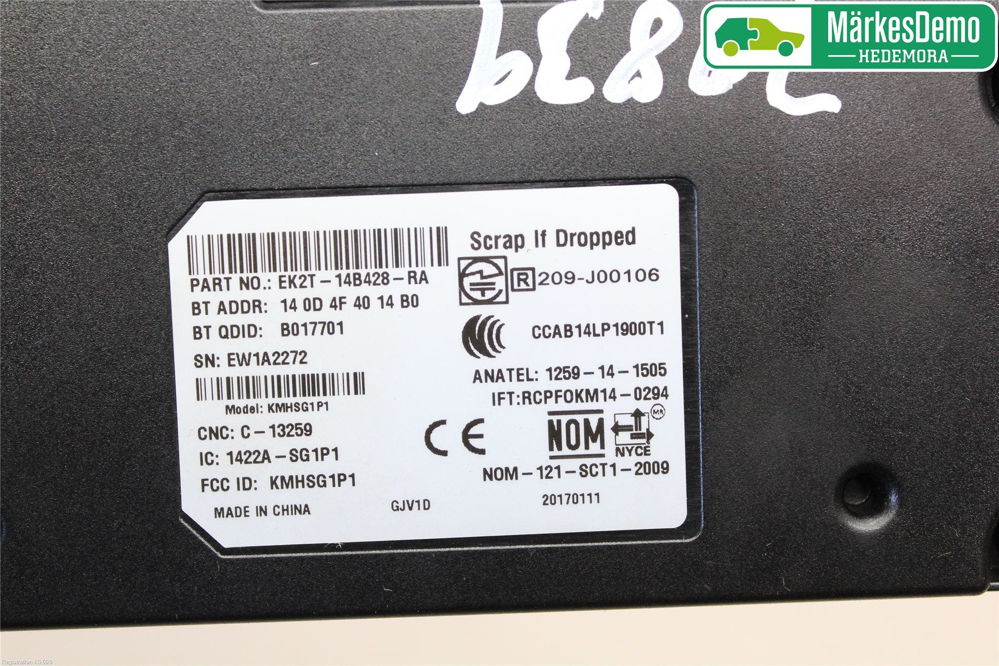 Ford TRANSIT SKÅP/BUSS 14-22 Radio Övrigt