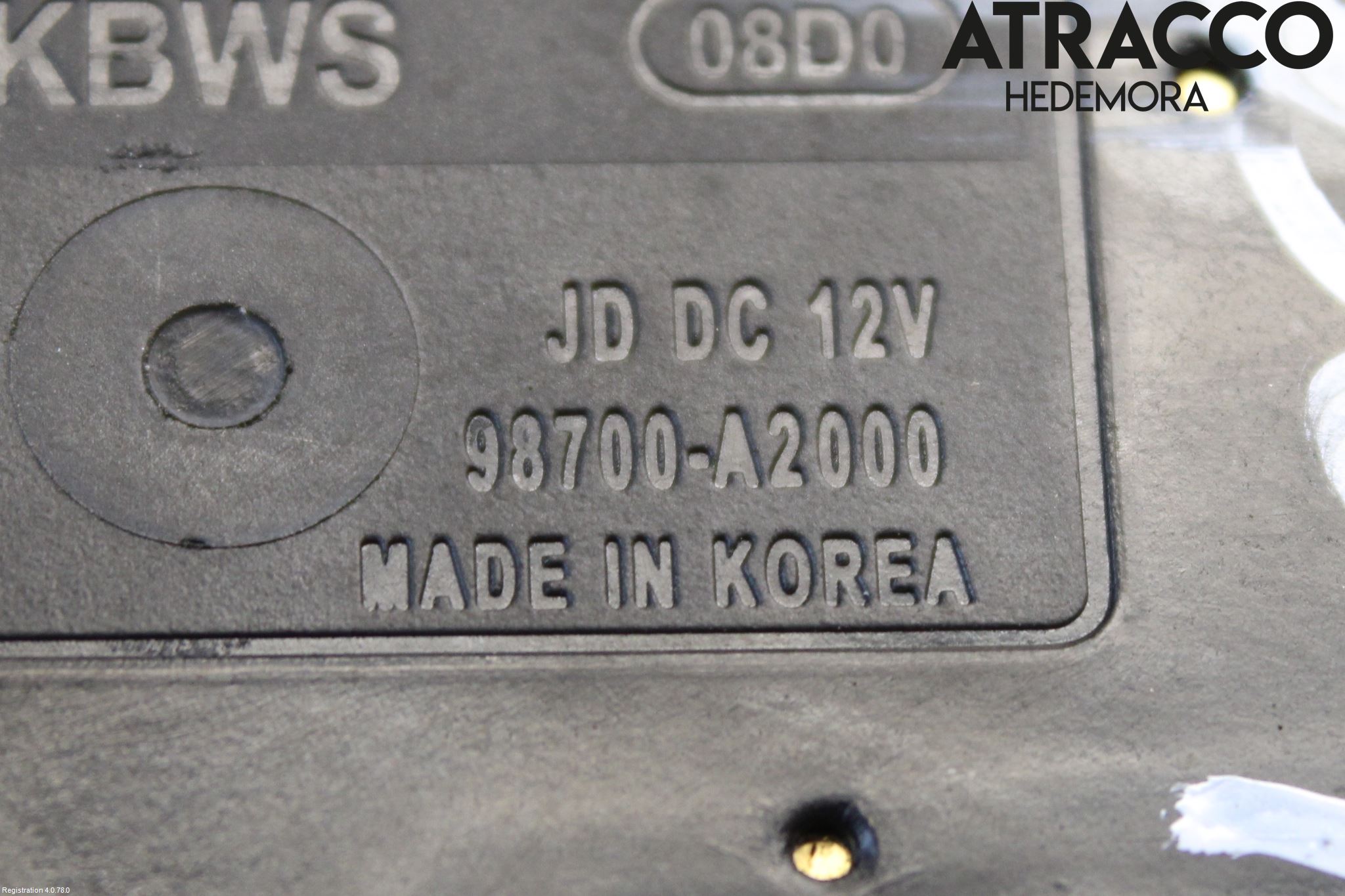 Kia CEED 12-18 Torkarmotor Baklucka