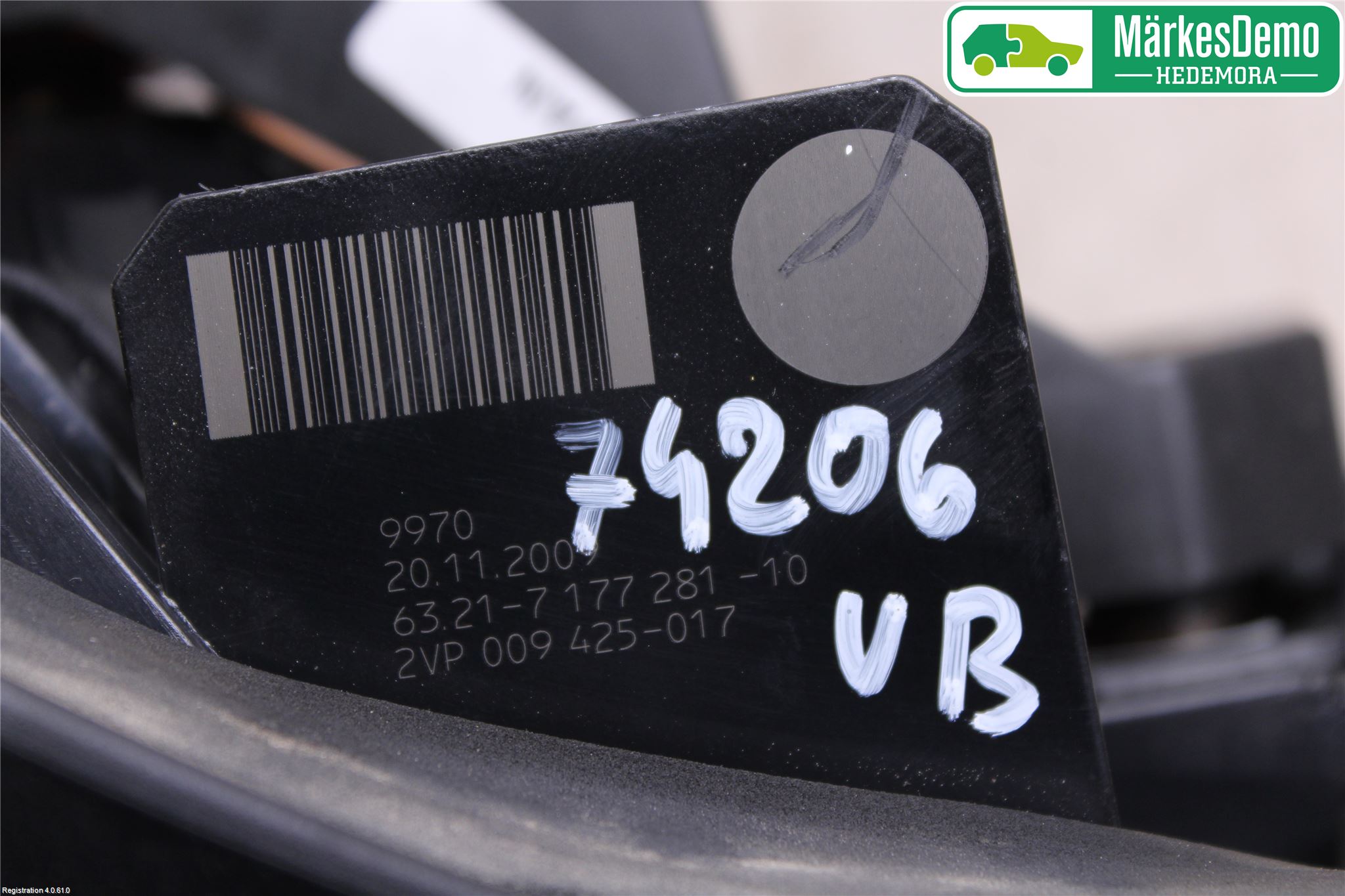 BMW 5 E60/61 Sed/Tou 02-10 Bakljus Vänster