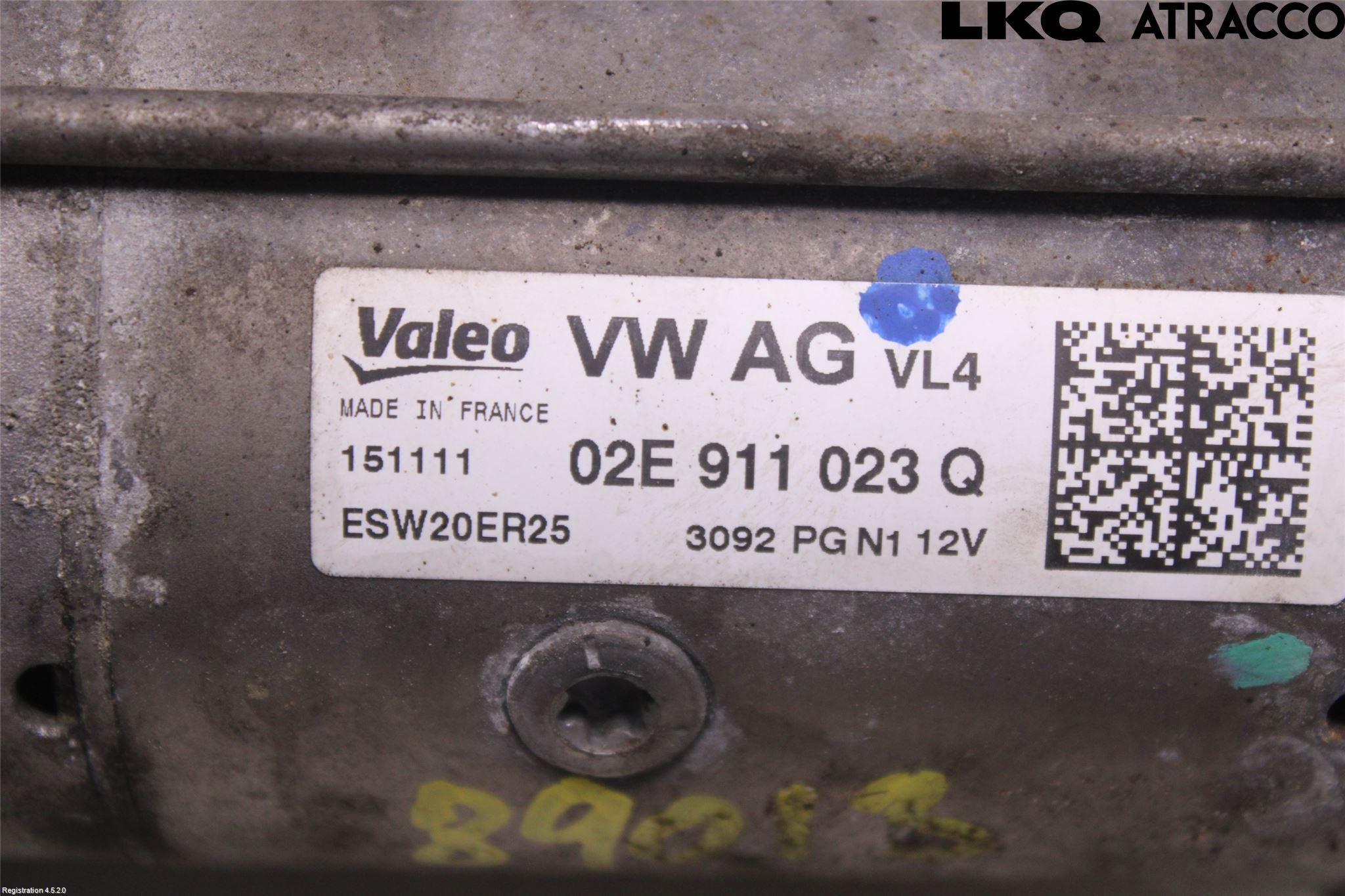 Volkswagen VW PASSAT 11-14 Startmotor Diesel