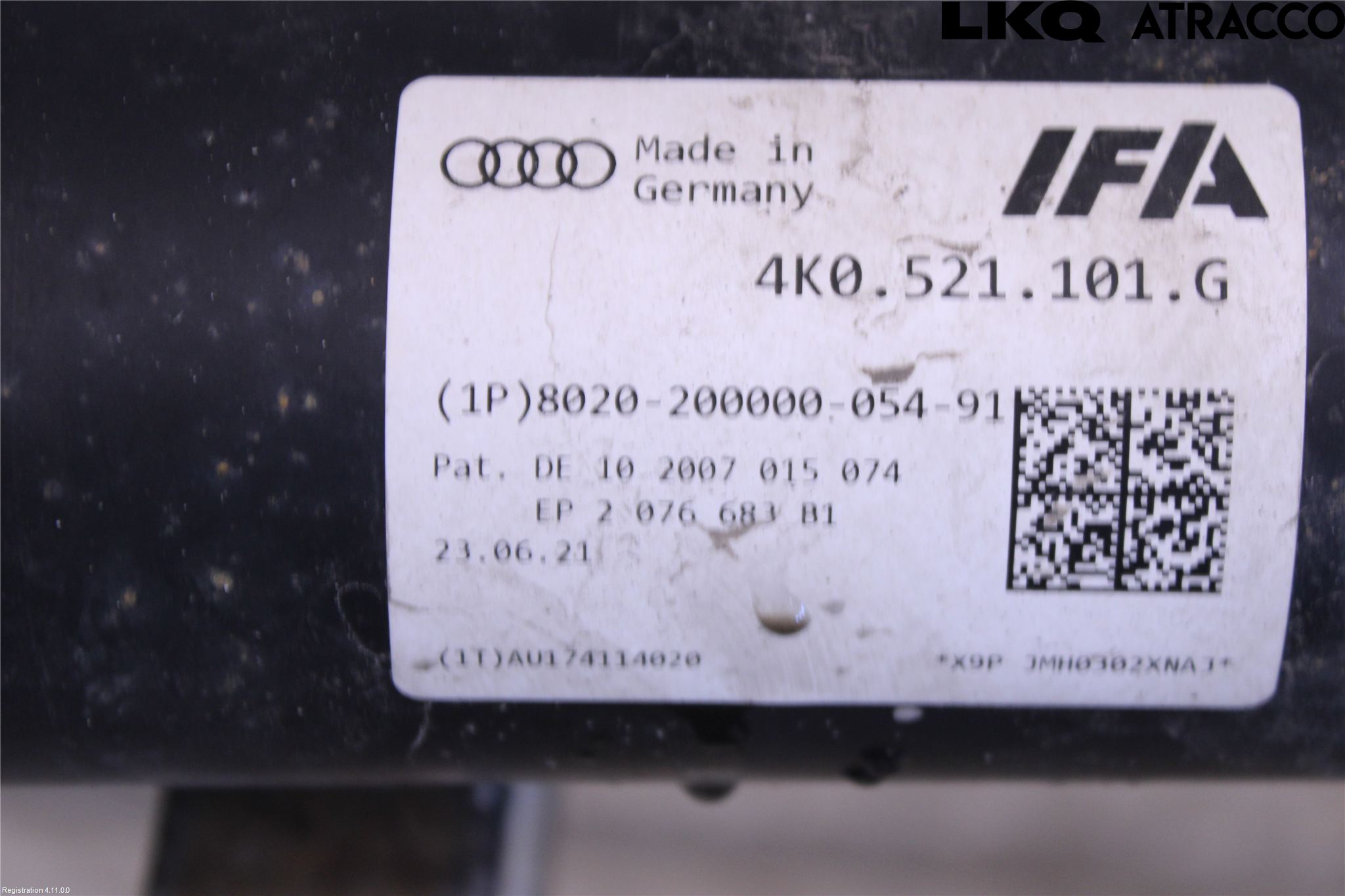 Audi A6 F2/C8 19- Mellanaxel Komp