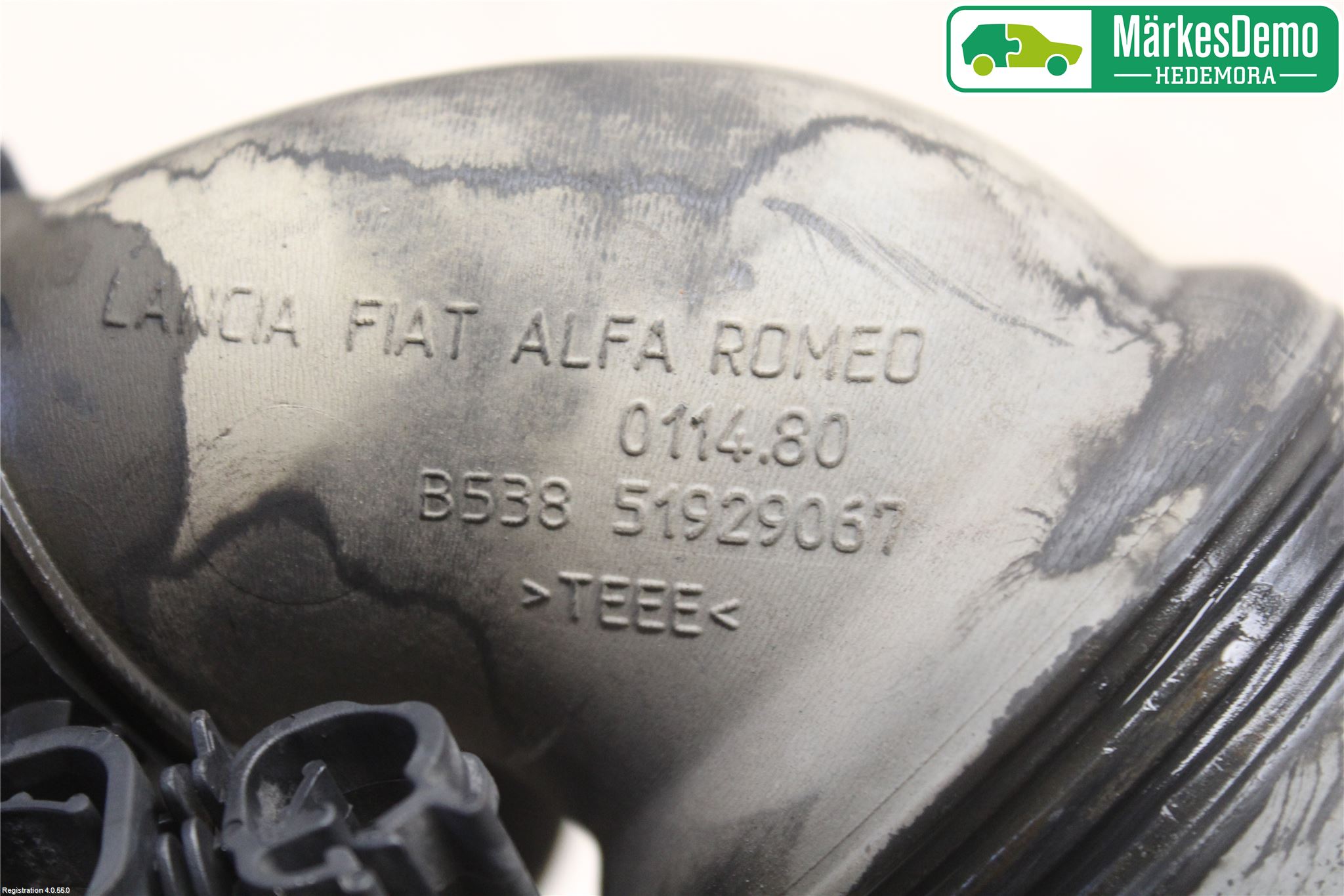 Fiat PANDA 12- Injgummibälg-Slang