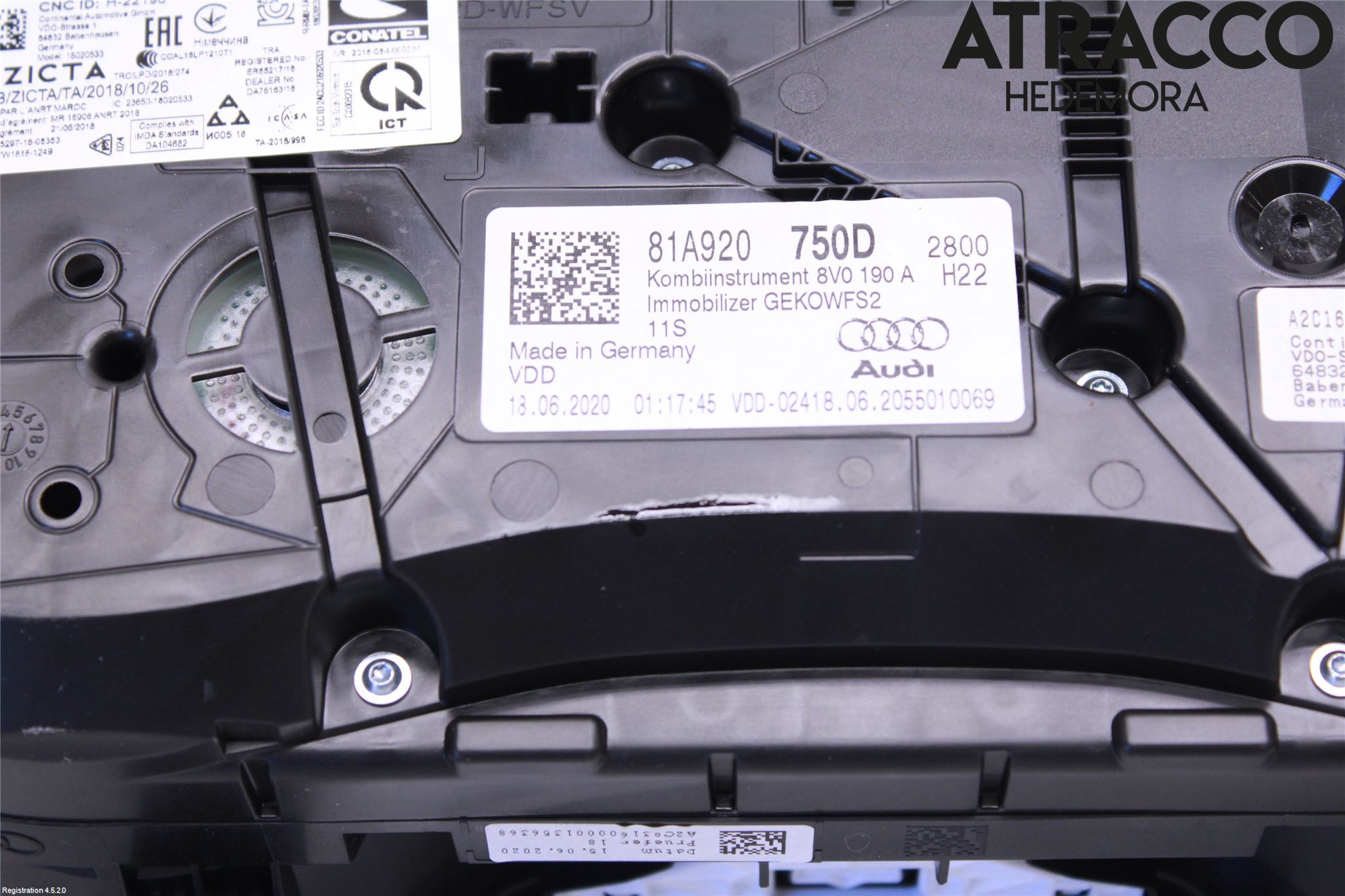 Audi Q2/SQ2 17- Instrument Komb