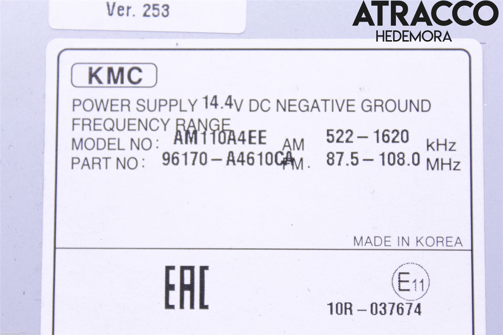 Kia CARENS III 13-19 Cd Radio - Multimediapanel