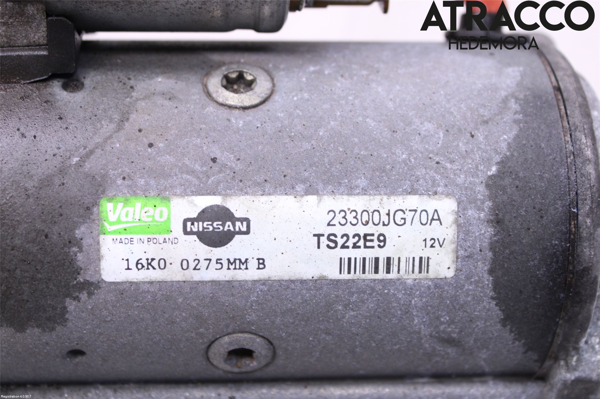 Nissan QASHQAI 10-14 Startmotor Diesel