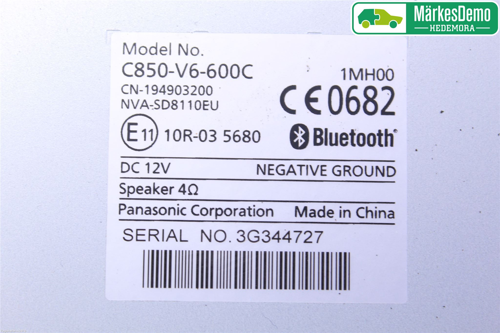 Mazda 2 (DE) 08-15 Cd Radio - Multimediapanel